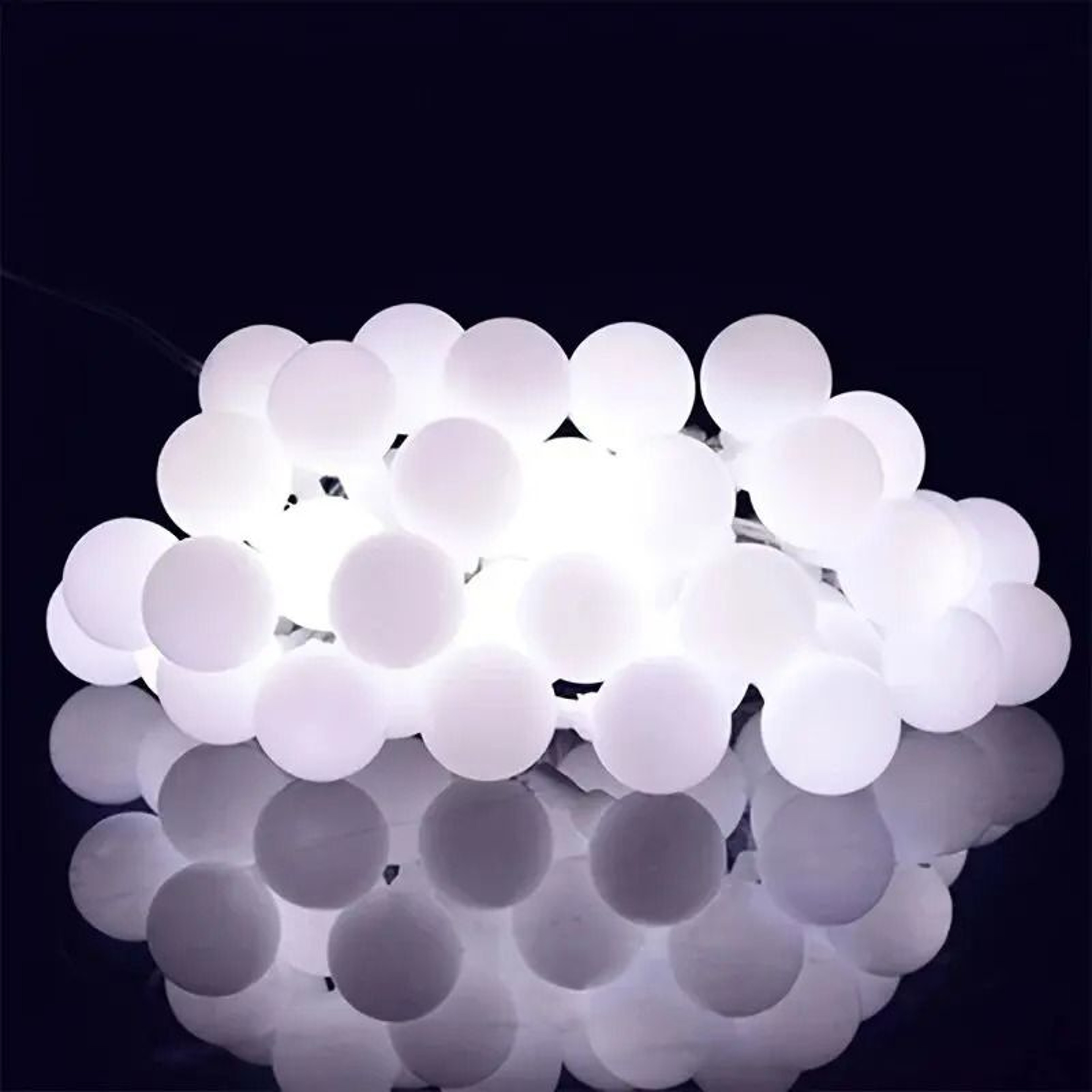 Solar Outdoor LED White Ball String Lights For Garden Patio  Camping 8