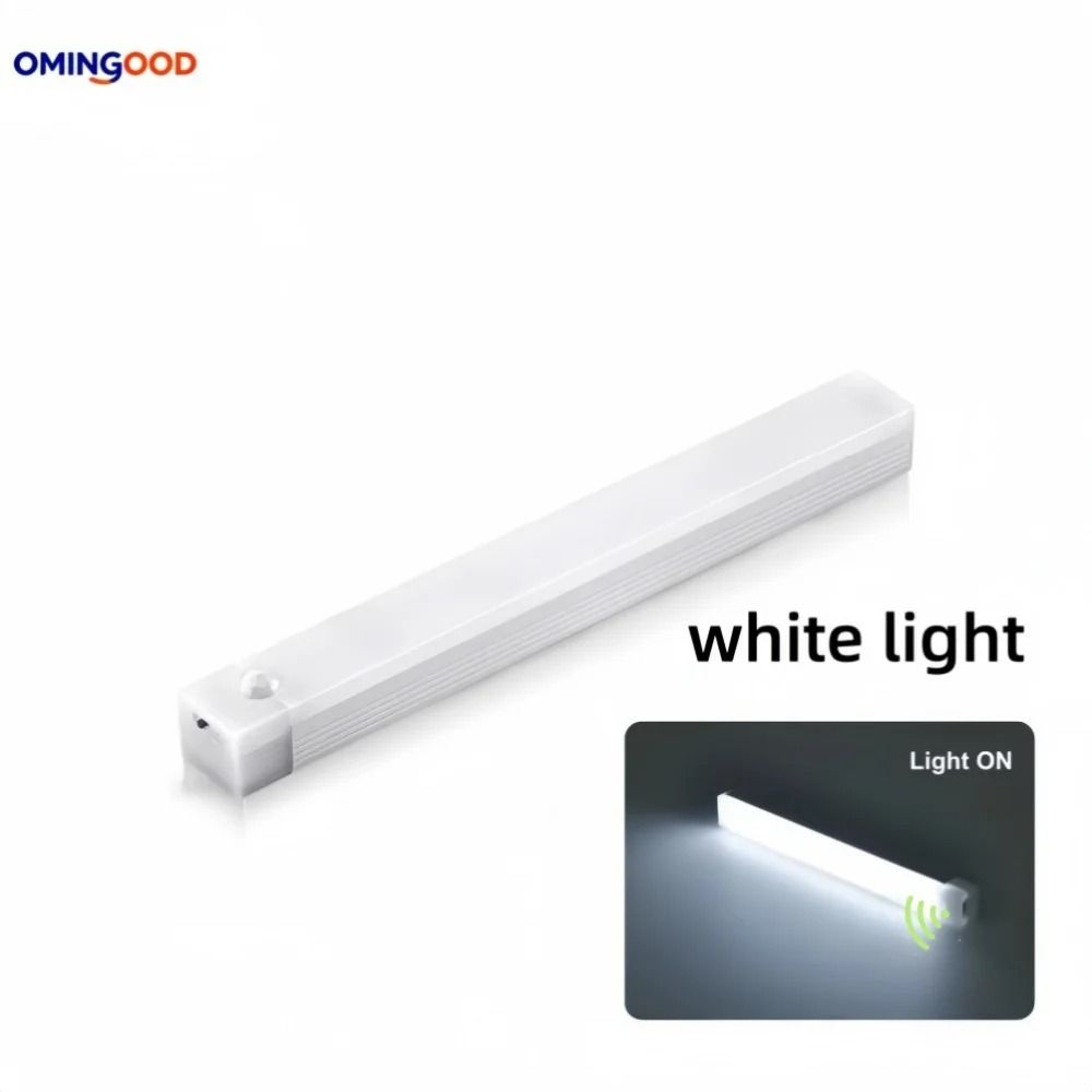 Motion Sensor Wireless LED Strip Light USB Rechargeable Long Bar Lamp For Cabinet  Stairs 6