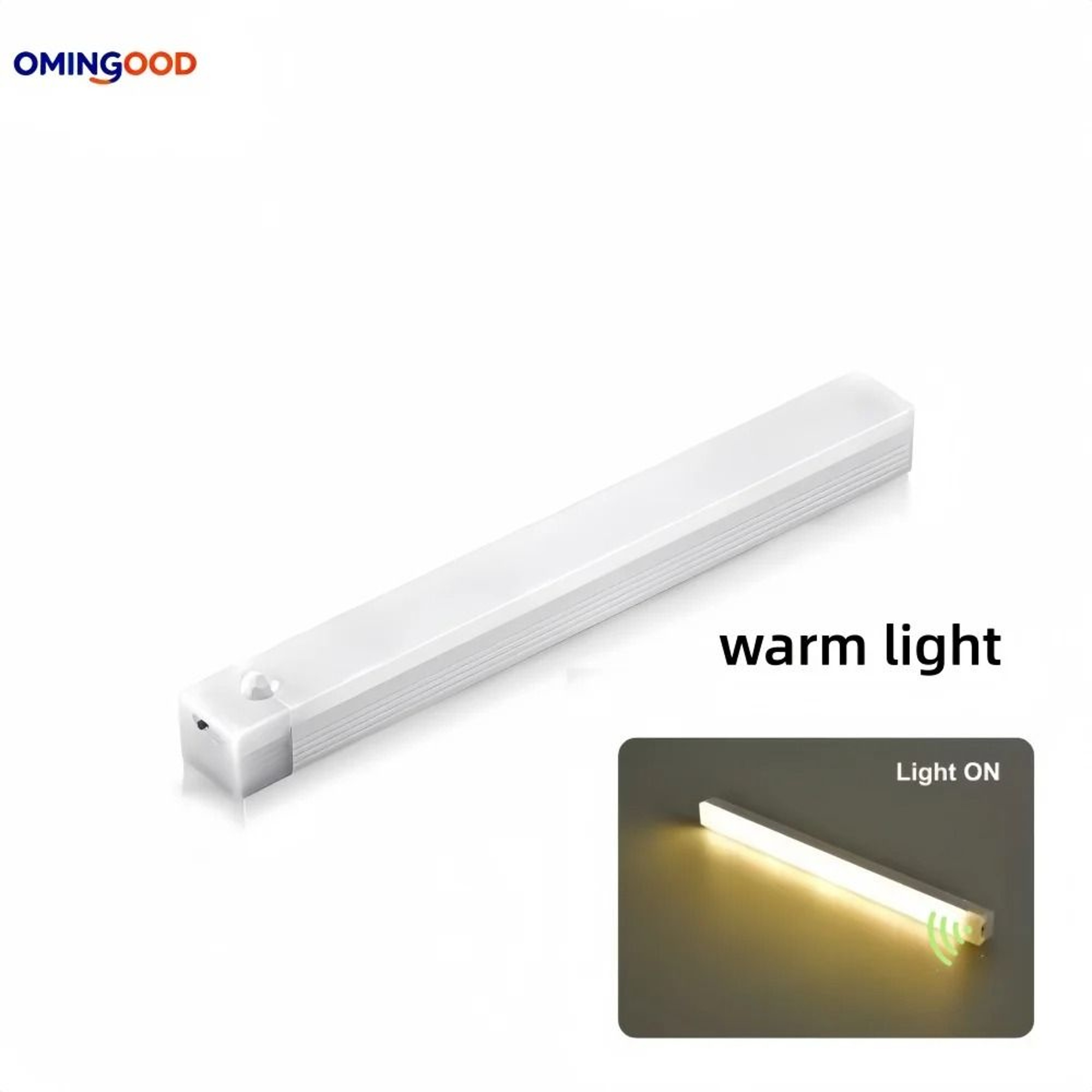Motion Sensor Wireless LED Strip Light USB Rechargeable Long Bar Lamp For Cabinet  Stairs 7