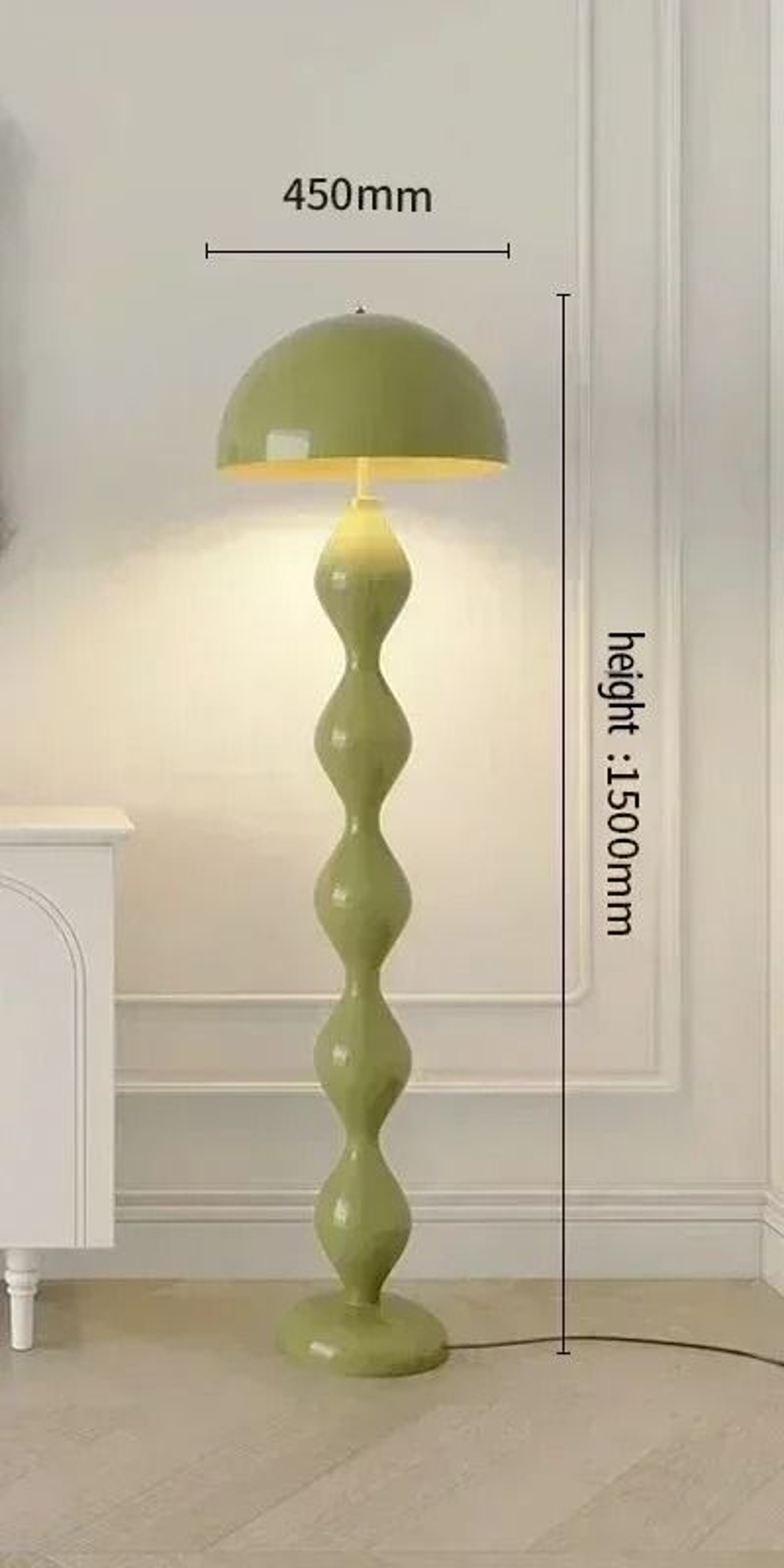 Nordic Mushroom LED Floor Lamp For Modern Living Room  Bedroom 9