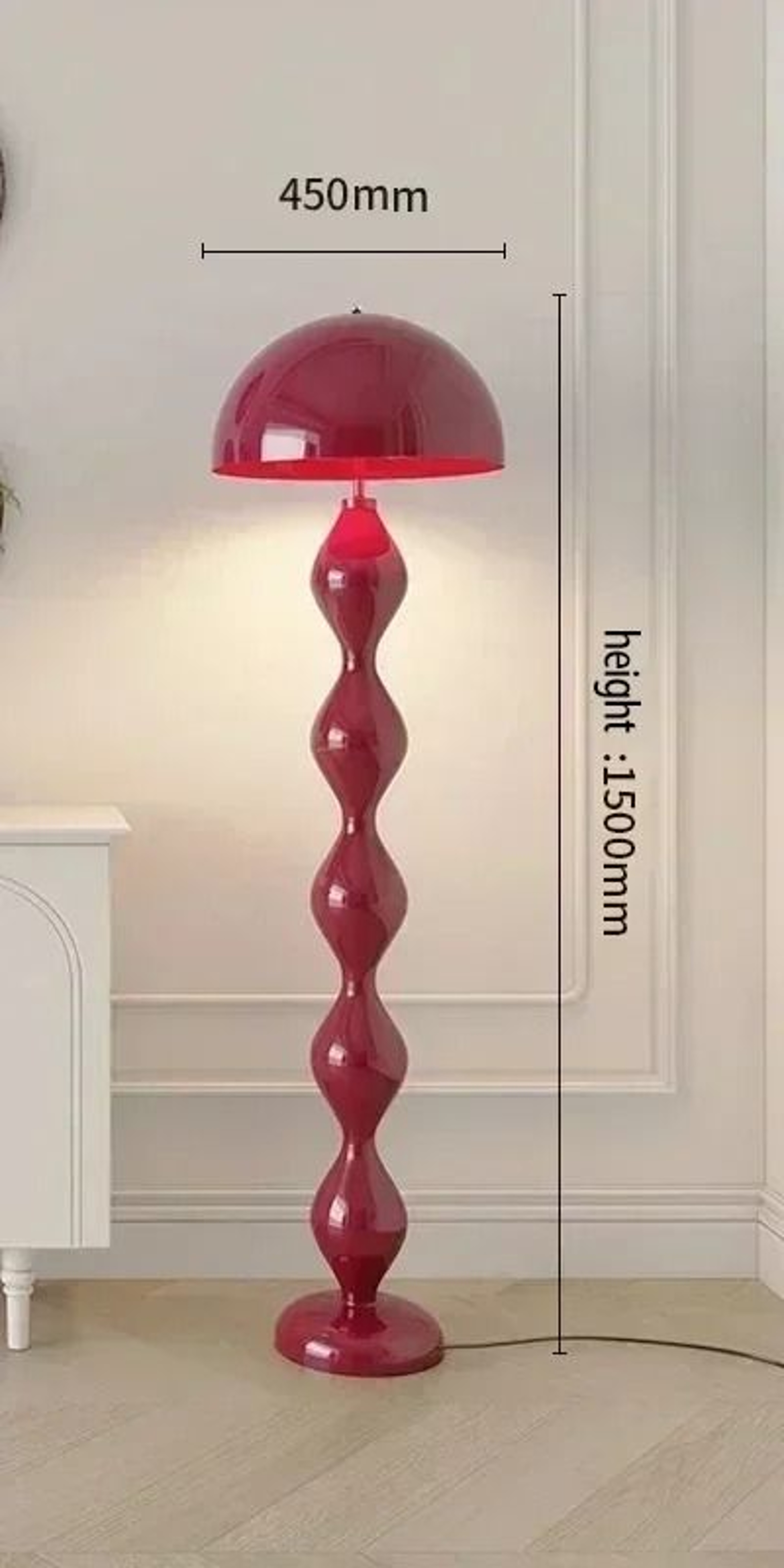 Nordic Mushroom LED Floor Lamp For Modern Living Room  Bedroom 8