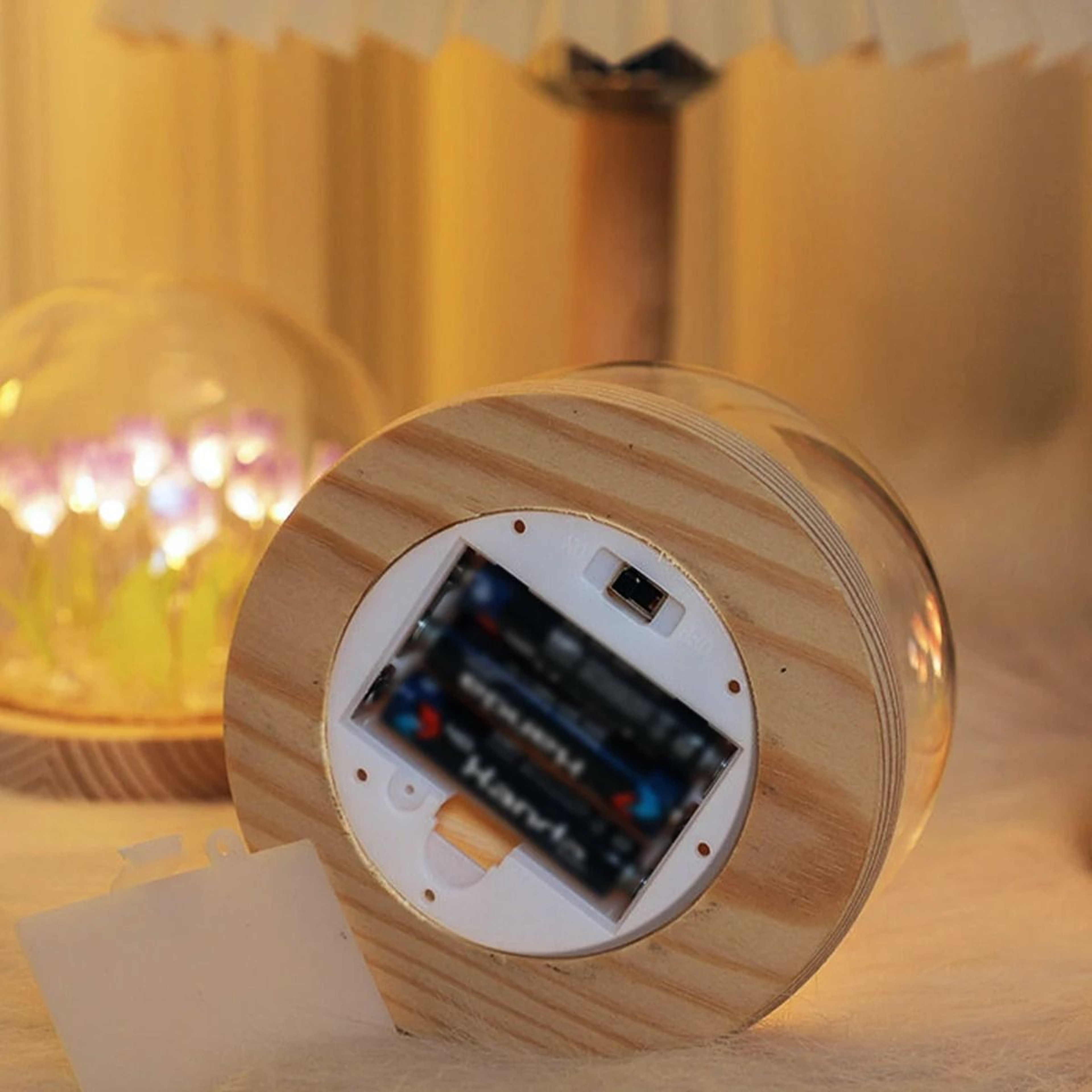 Handmade DIY Tulip Flower LED Night Light Table Lamp 1020 Pcs Set 2