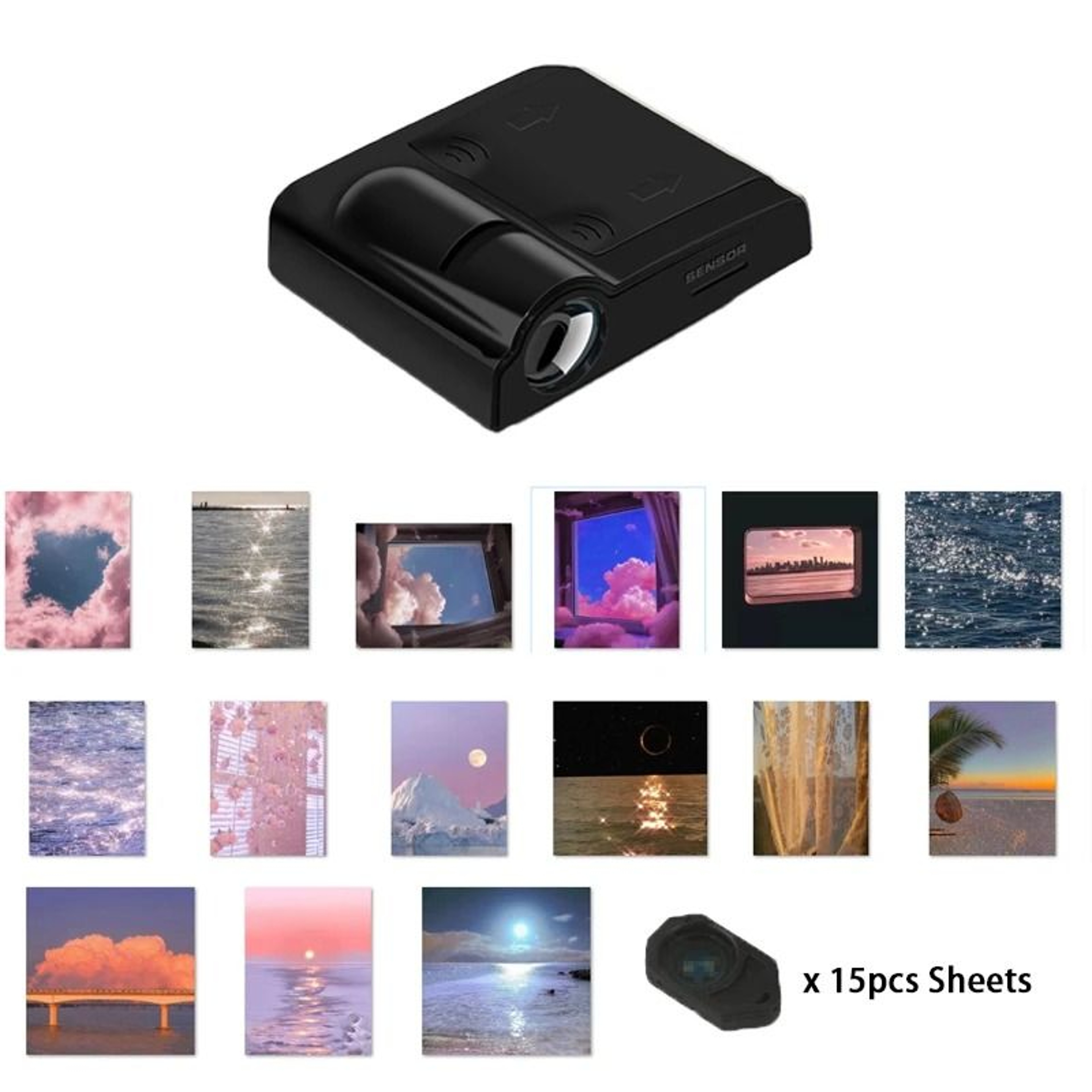Planet  Galaxy Projection Atmosphere Night Light With Interchangeable Film Sheets 7