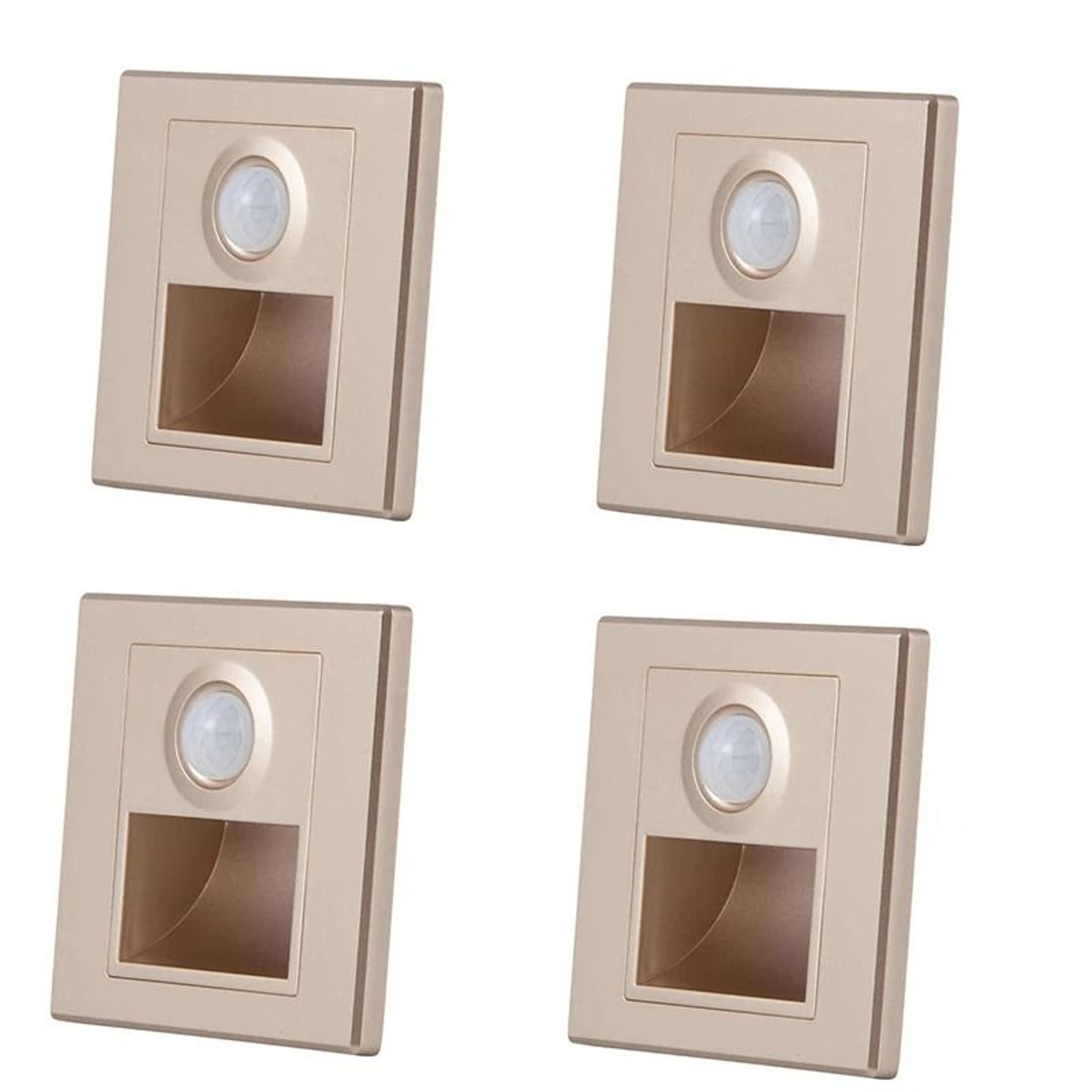 Recessed LED Staircase  Wall Night Light With PIR Motion  DayNight Sensor AC 110V220V 21