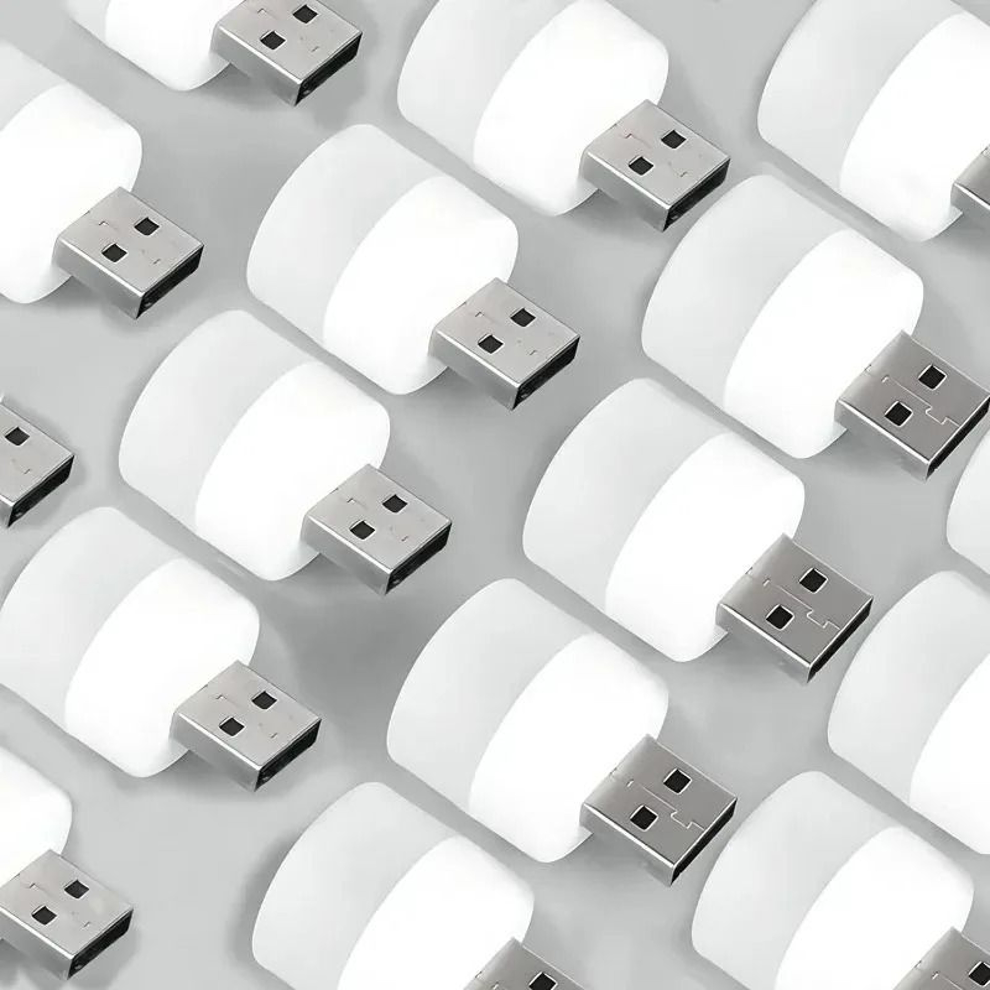 Mini USB Plugin LED Night Light EyeProtection Compact Book  Power Bank Lamp 1