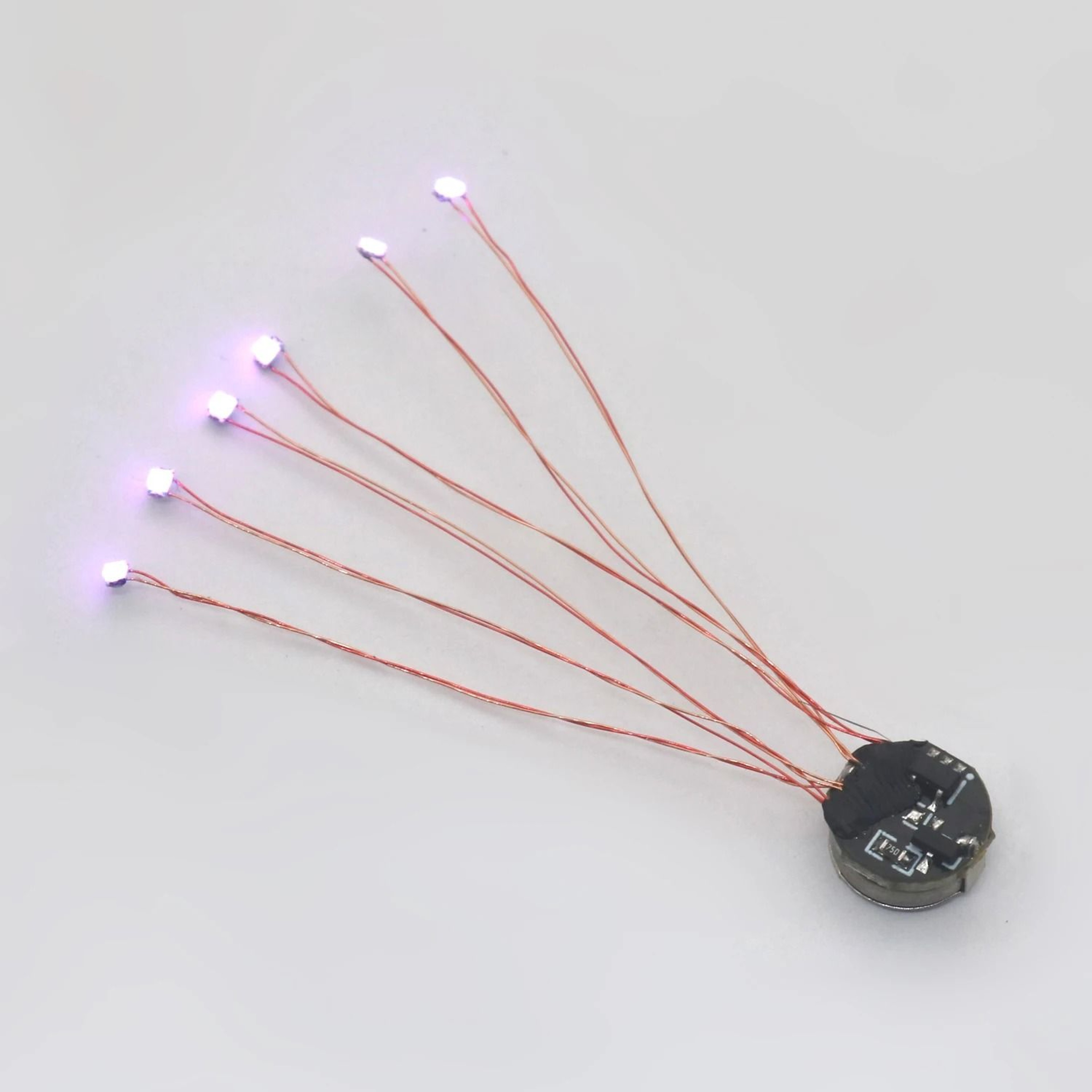 Mini 5cm Magnetic Control LED Magnetron Light BatteryOperated DIY Diorama  Gundam Lamp 11