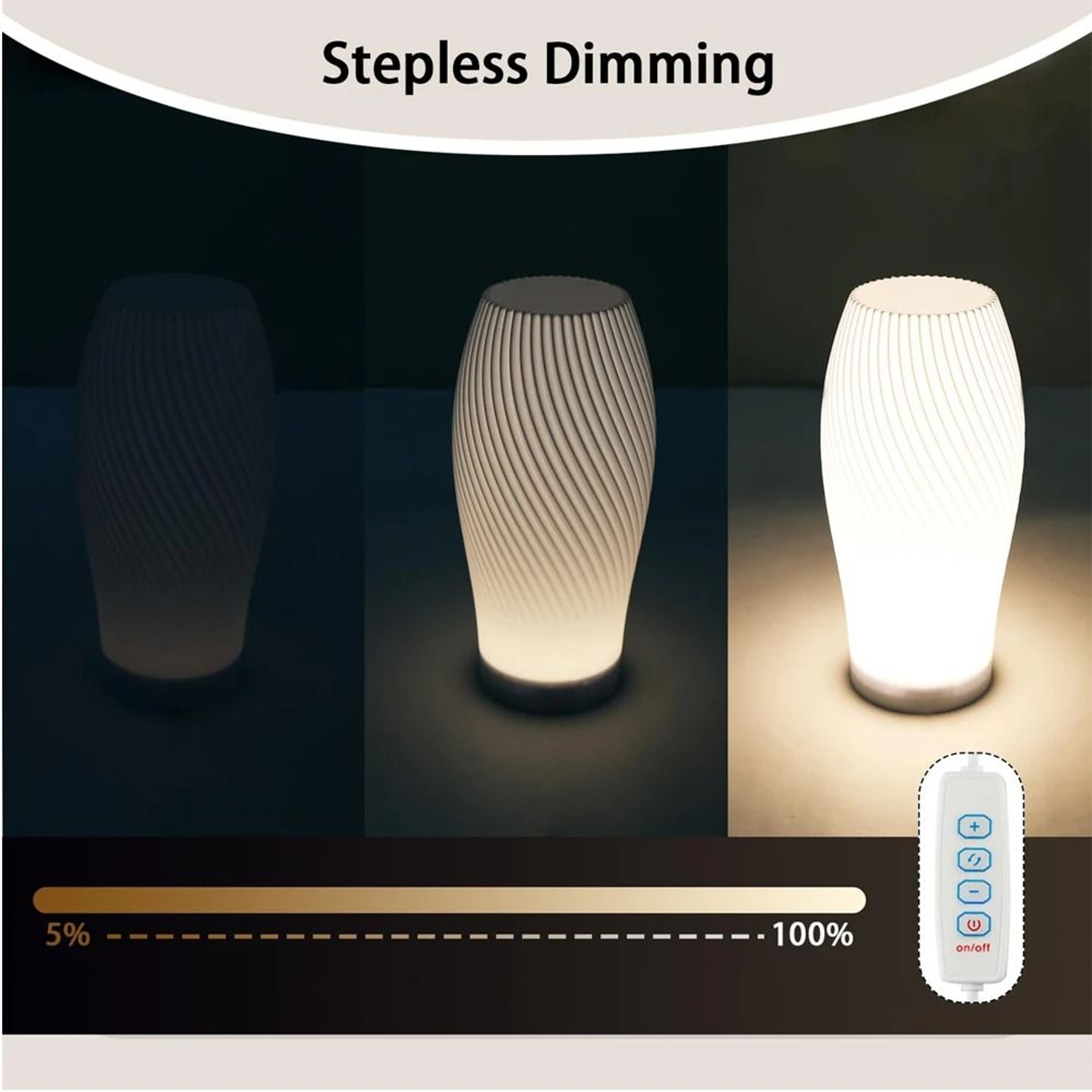 USB Round 3DPrinted House LED Cabinet  Wardrobe Light Dimmable CCT Bedroom Lamp 2