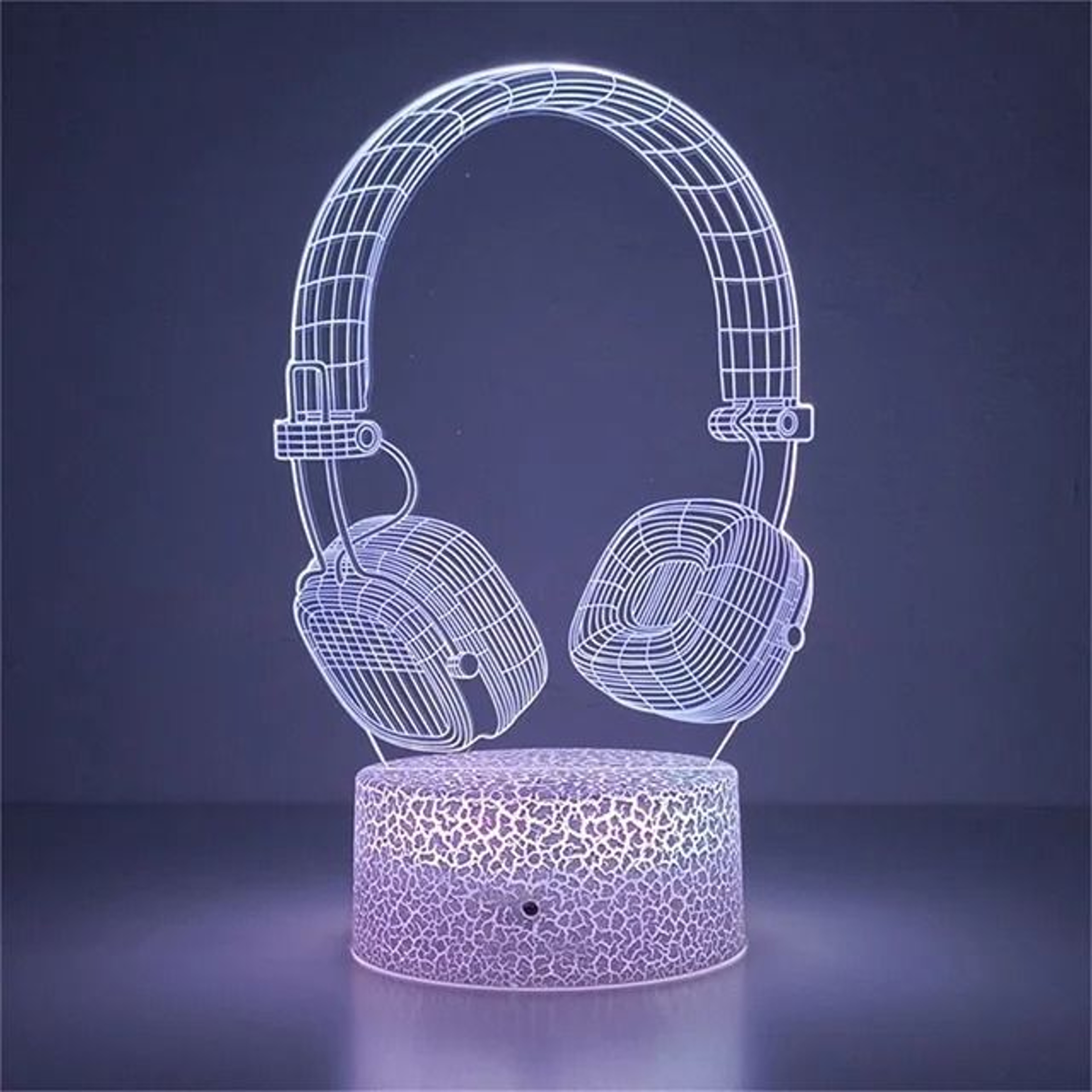 3D Optical Illusion Gaming Headset LED Lamp MultiColor Game Zone Desk Nightlight 10