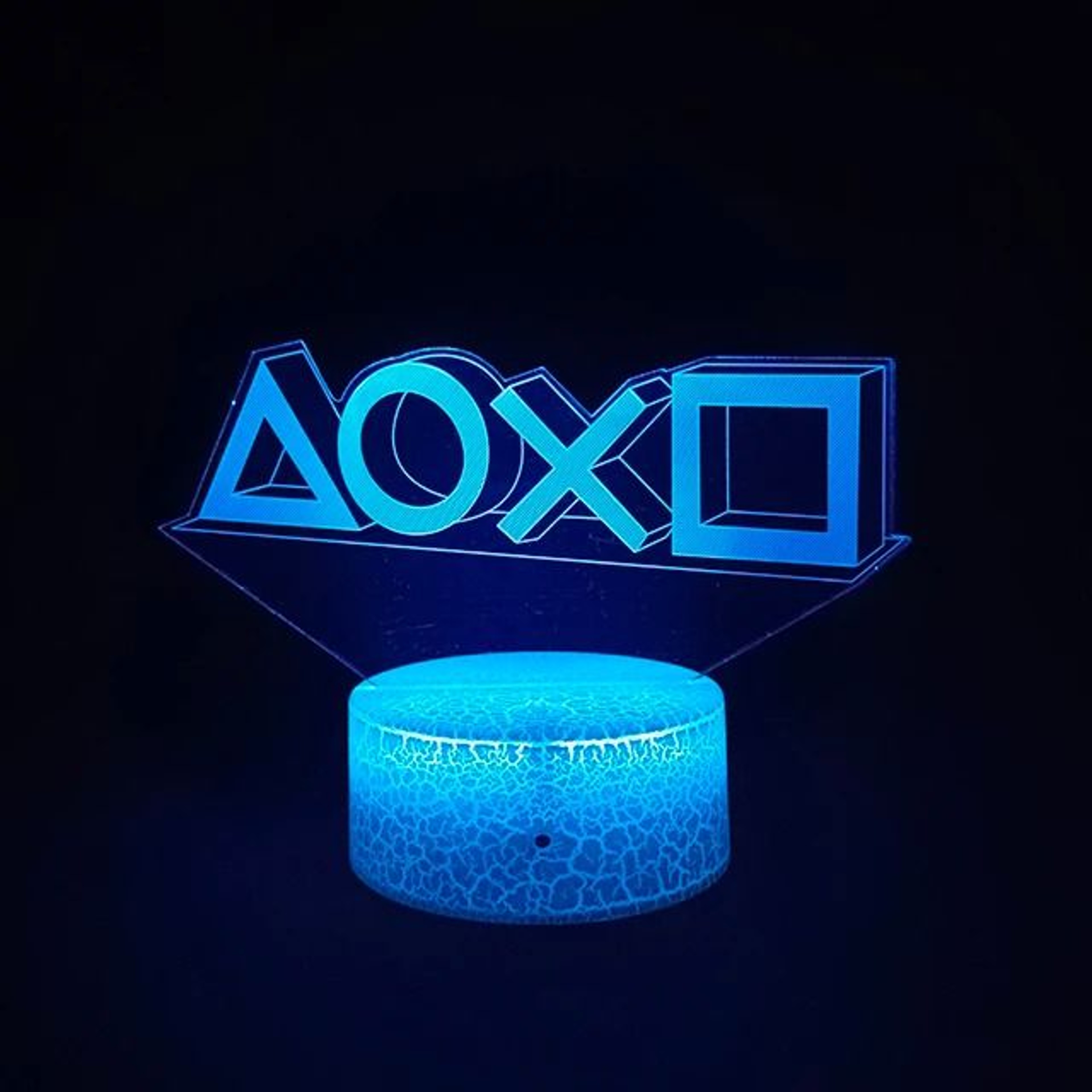 3D Optical Illusion Gaming Headset LED Lamp MultiColor Game Zone Desk Nightlight 27
