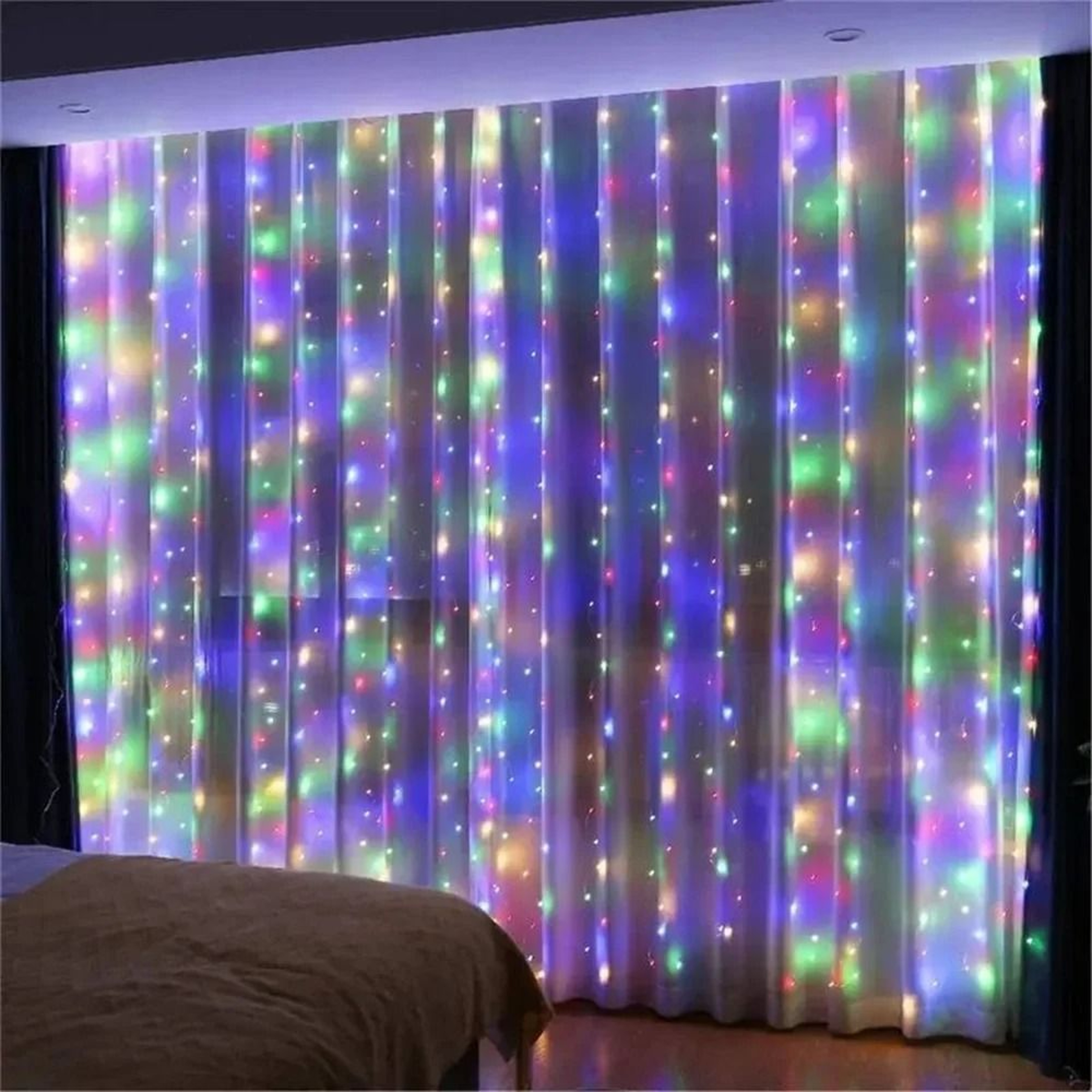 USB LED Remote Control Aesthetic Curtain Fairy Lights For Room Decor 2
