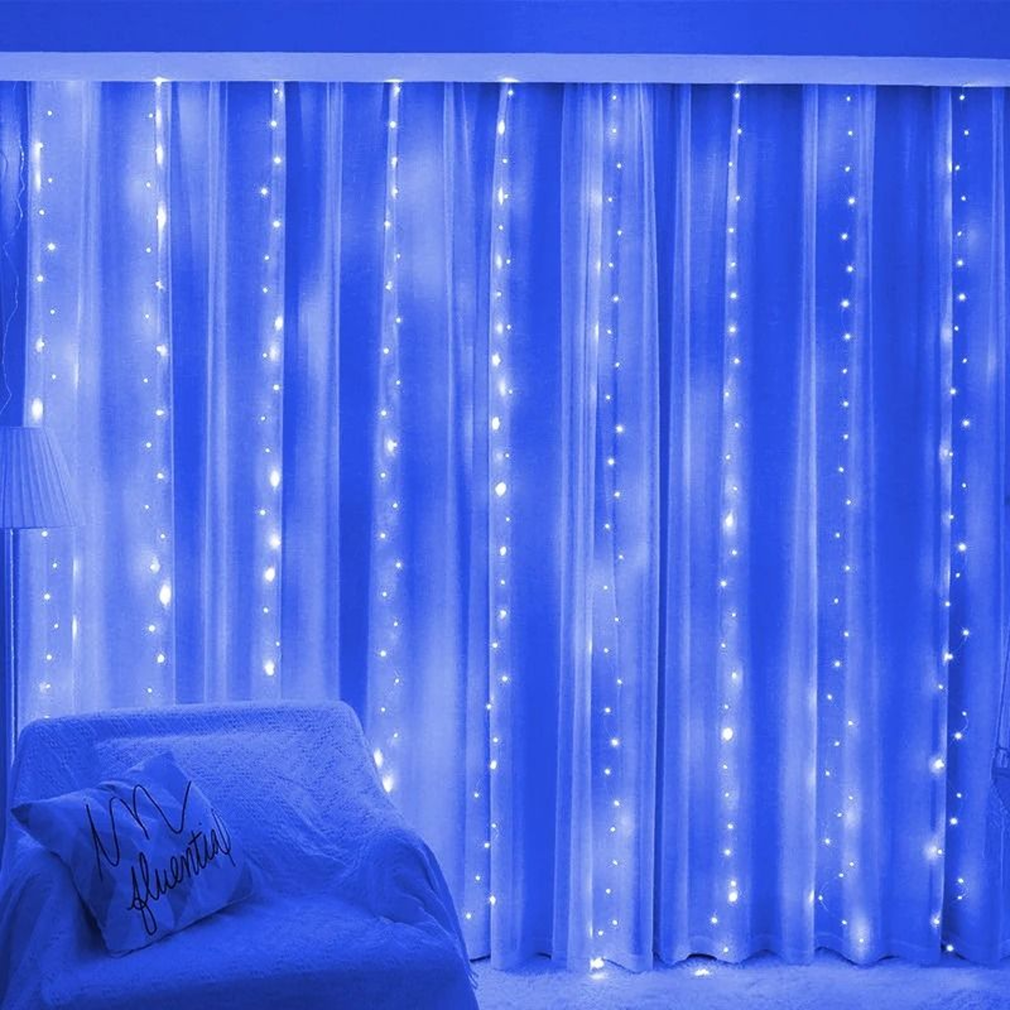 3M6M USB Remote Control LED Curtain Fairy Lights For Bedroom  Living Room Decor 9
