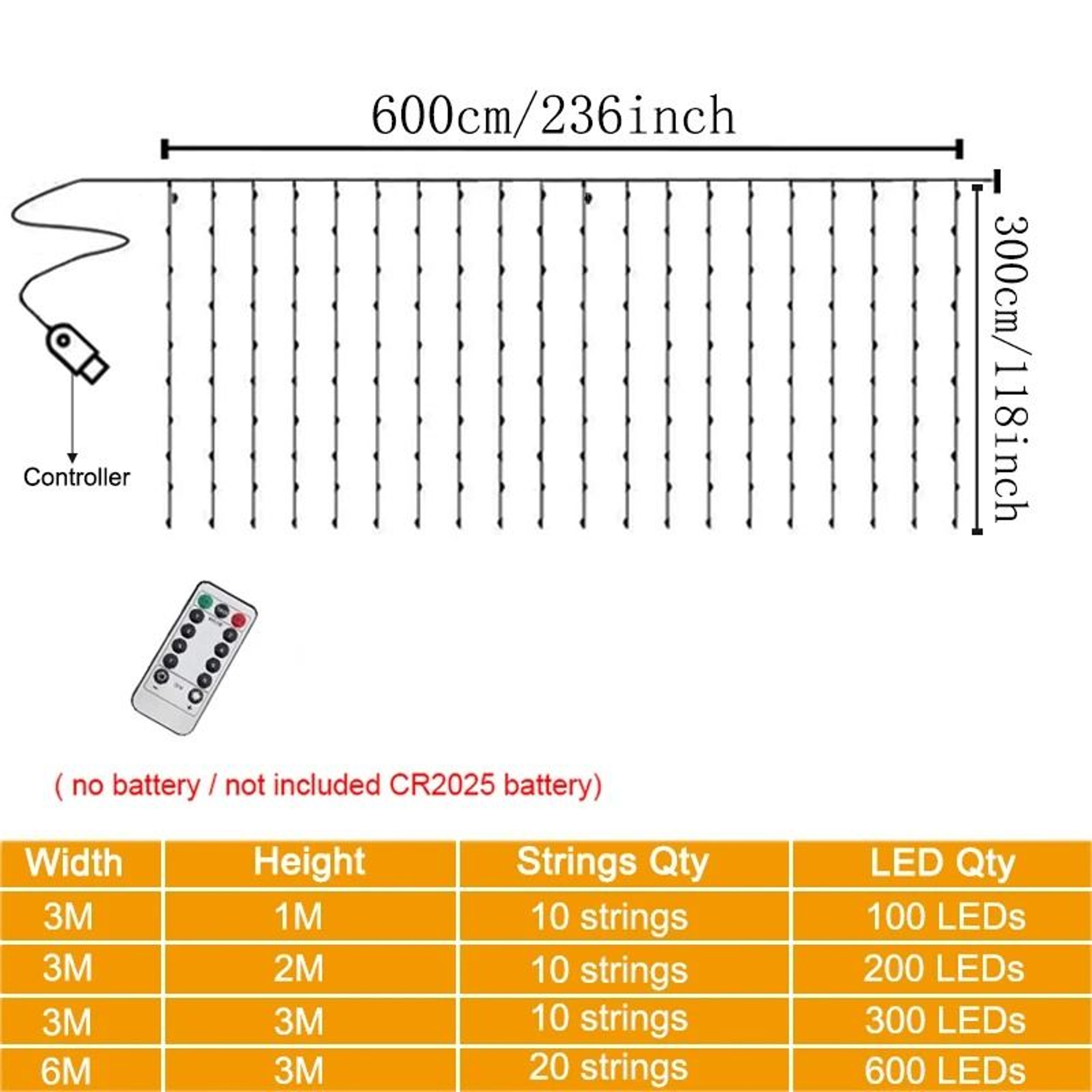 USB Remote Control LED Curtain Fairy Garland Lights For Valentines  Cozy Bedroom Decor 5