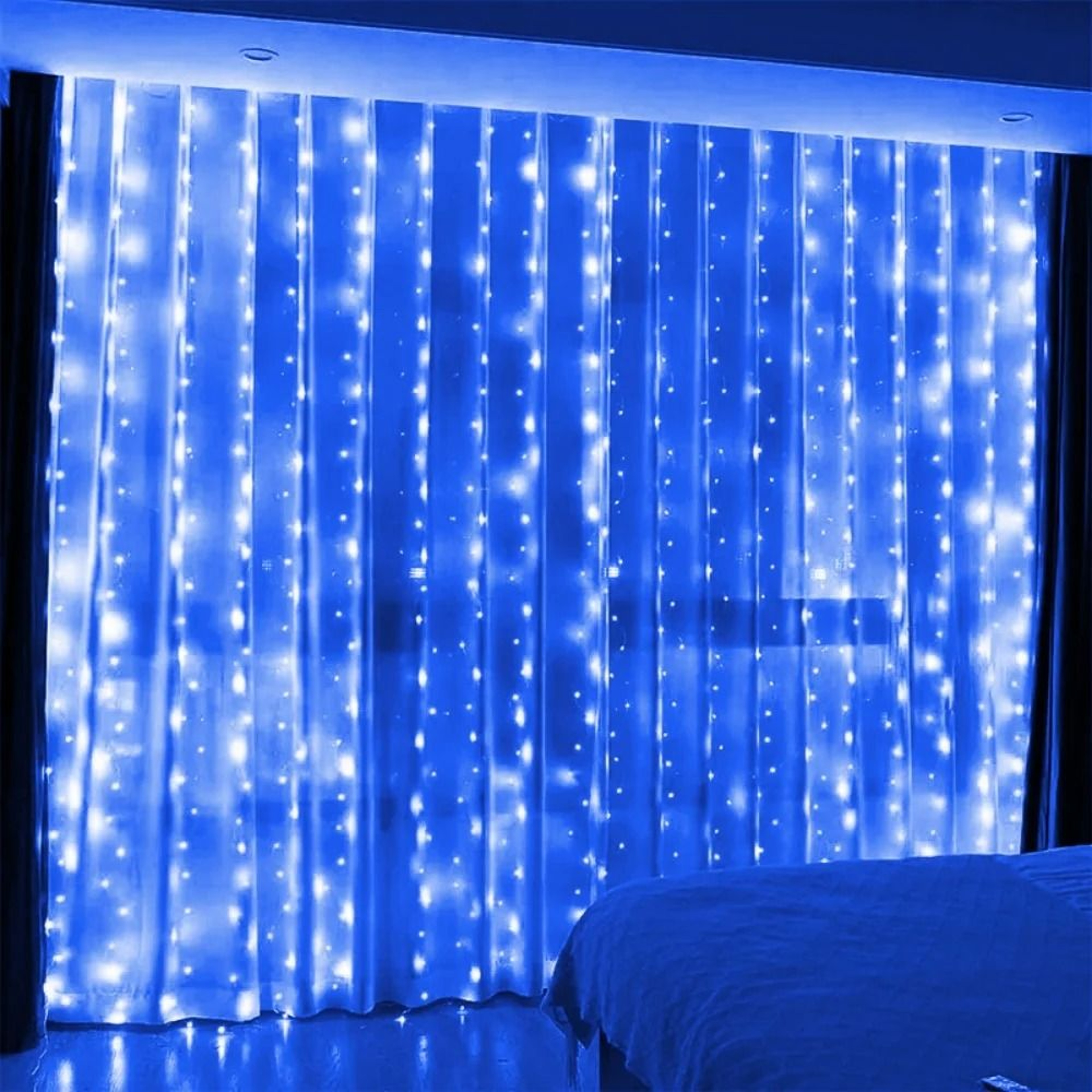 MultiSize USB Remote Control LED Curtain Fairy Garland Lights 3M6M For Bedroom  Living Room Decor 9