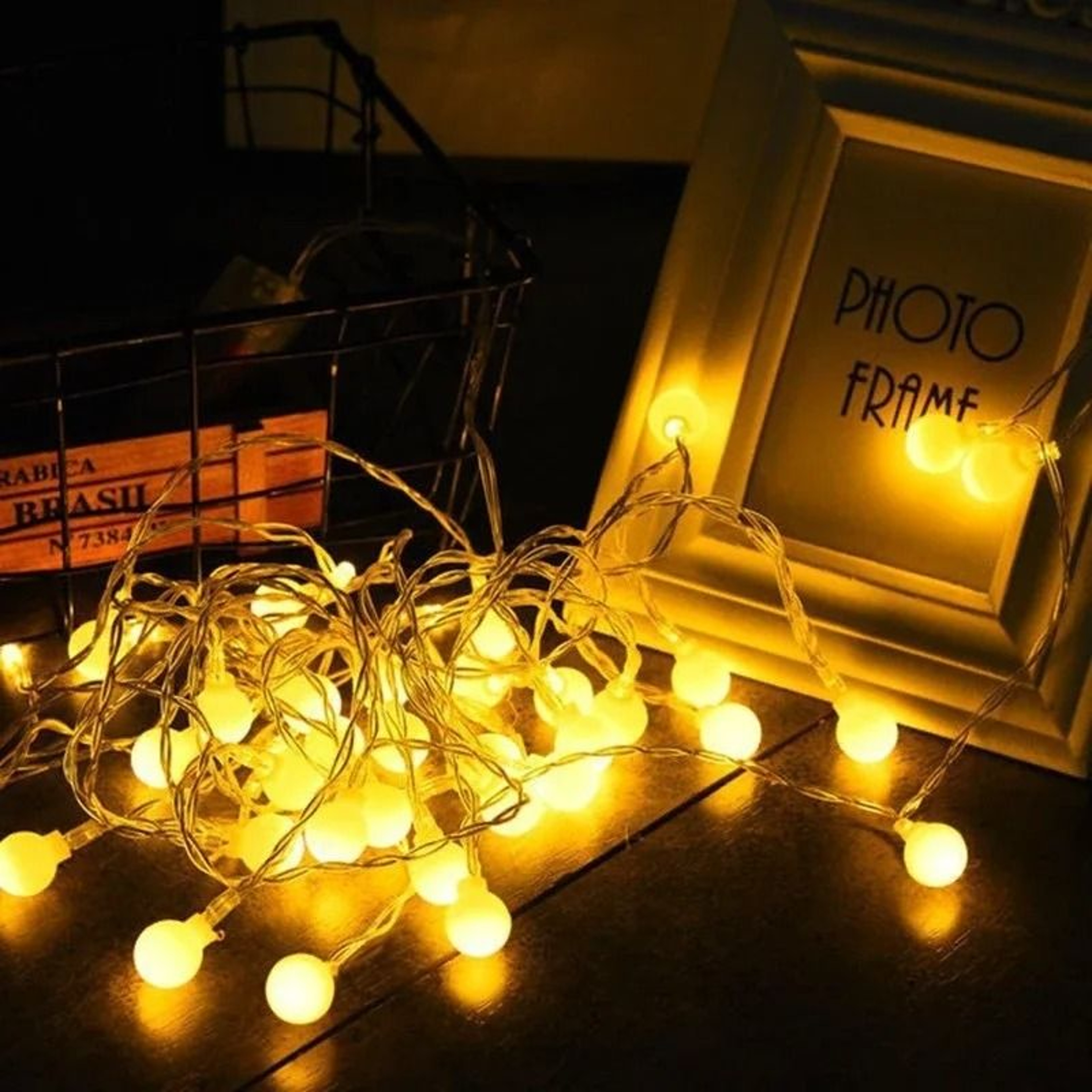 USBBattery Powered LED Ball Fairy String Lights 10M For Outdoor Garden Wedding  Christmas Decor 6