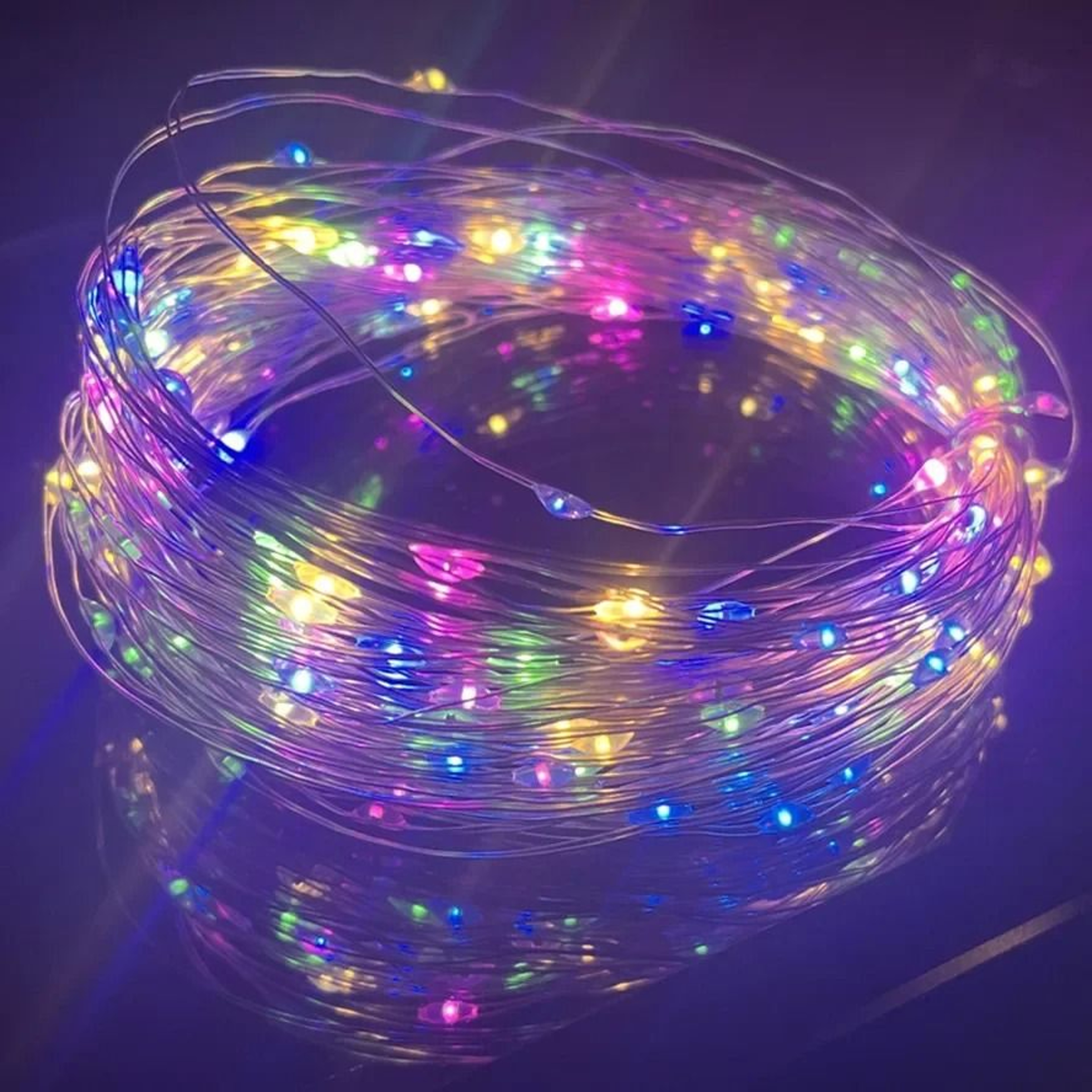 5M Waterproof Battery Operated Copper Wire LED Fairy String Lights For Wedding  Holiday DIY Decor 13