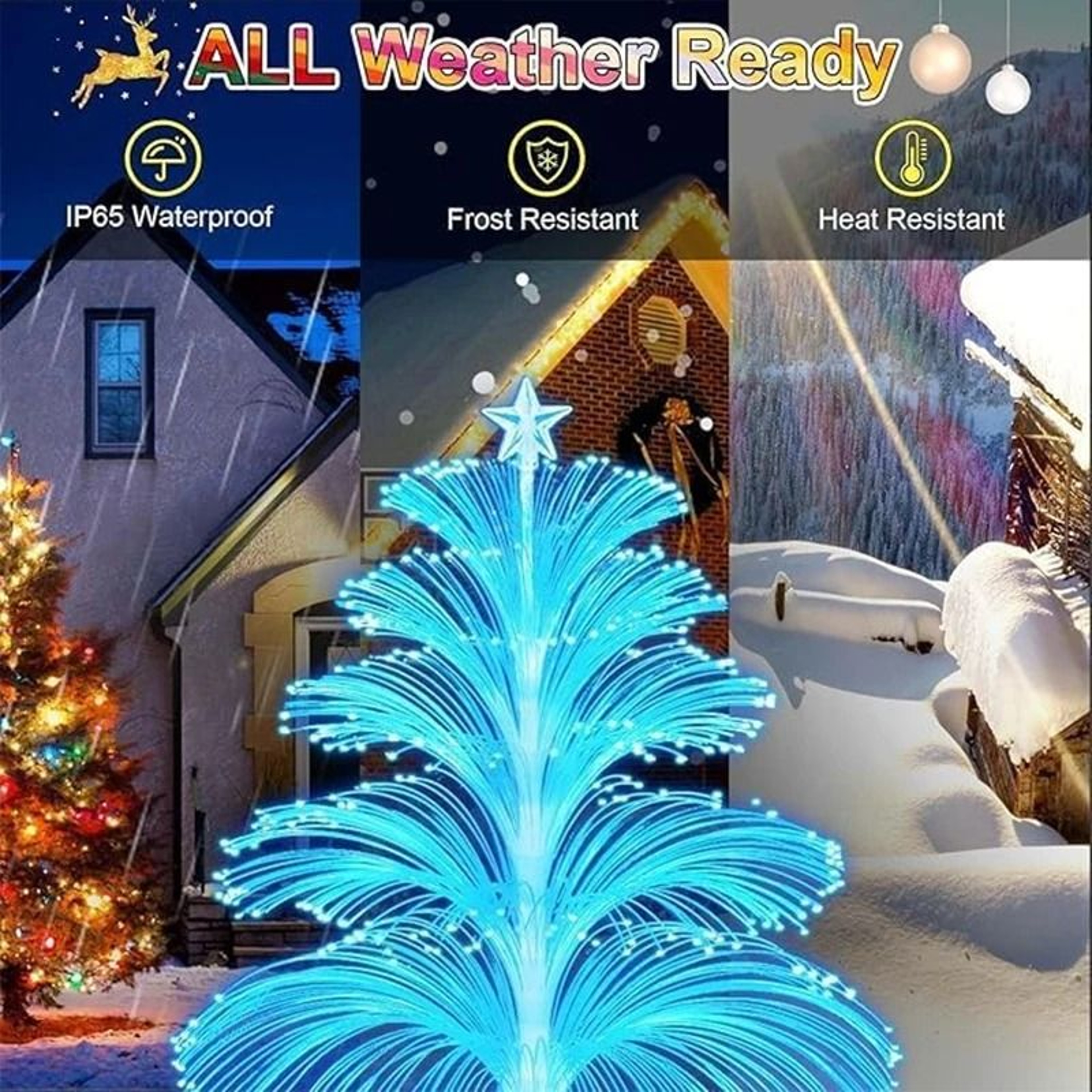 Solar ColorChanging Jellyfish Garden Lights IP65 Outdoor Landscape Stake Lamp 5