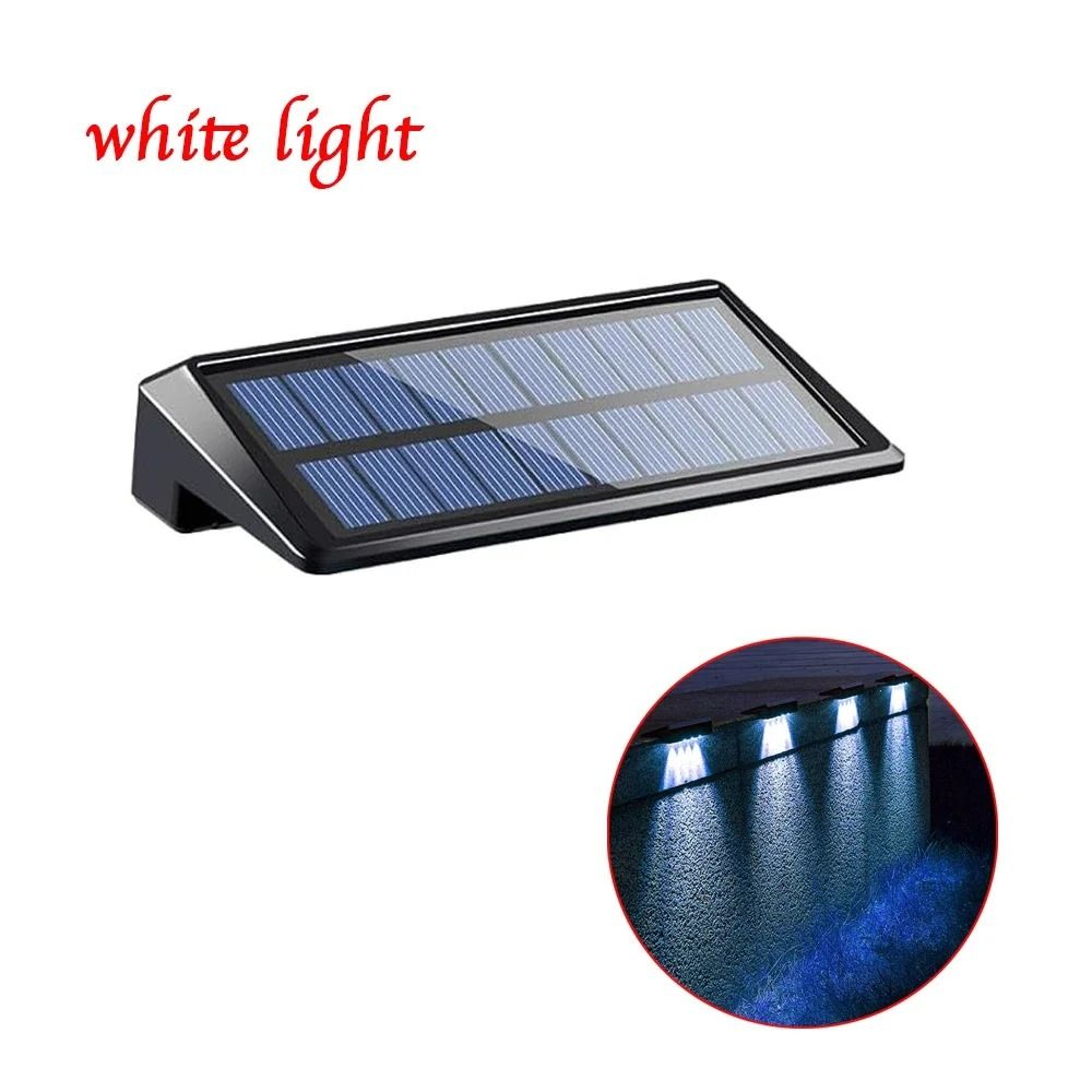 Outdoor Waterproof Solar Wall Sconce Lights For Home Garden Courtyard  Fence Decor 7