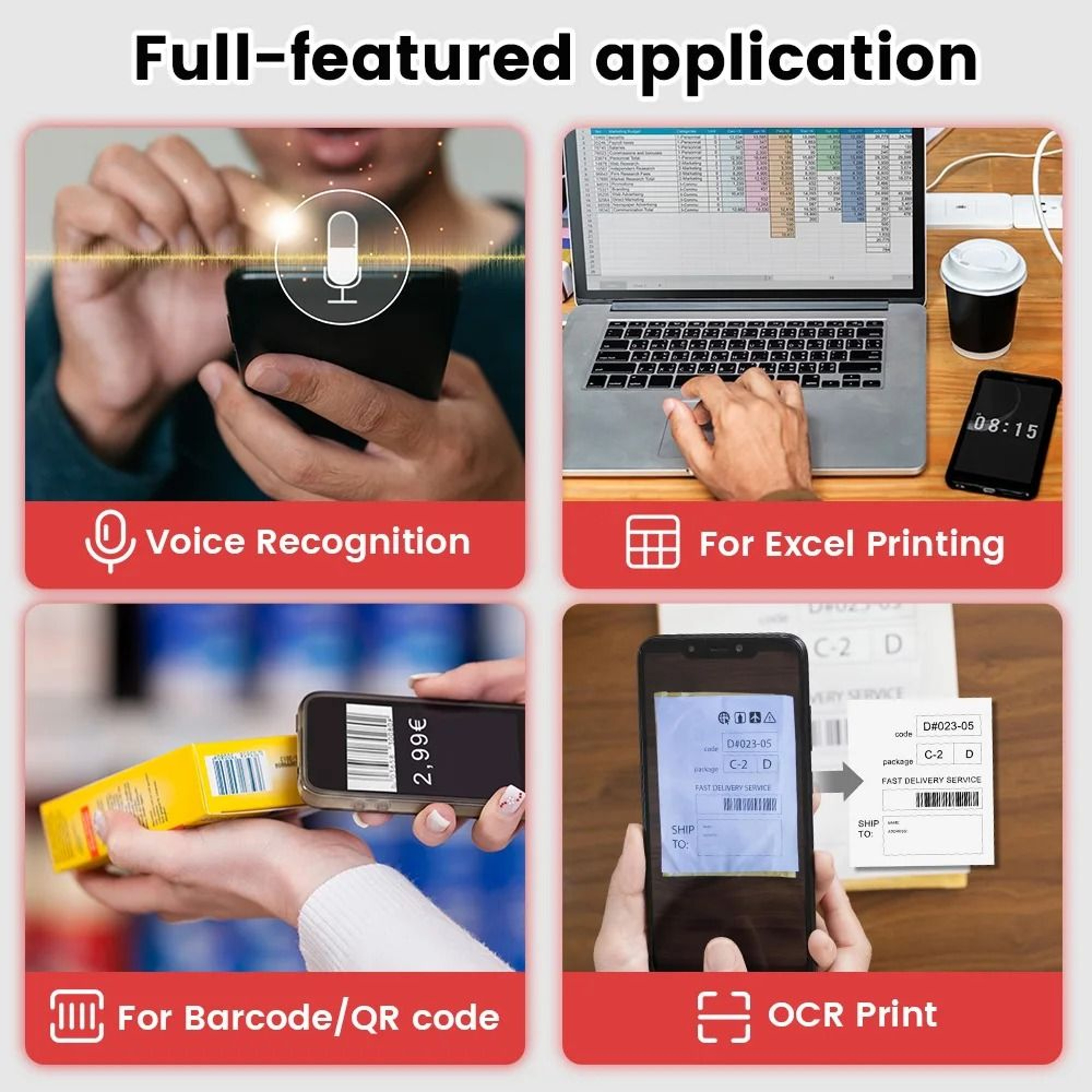 Phomemo M421 Wireless Bluetooth 4x6 Shipping Label Printer For ECommerce  Barcodes 5