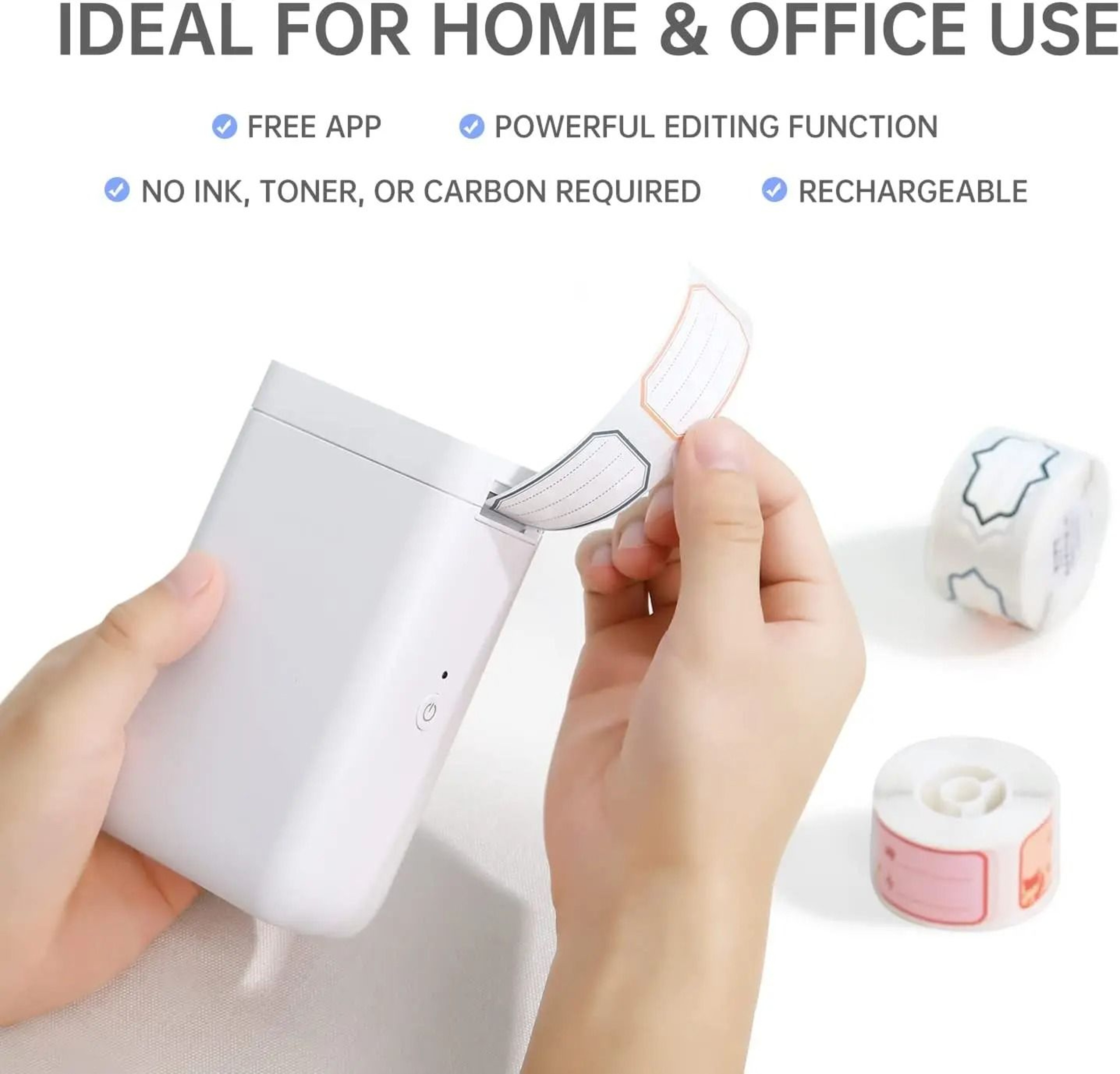 NIIMBOT D101 Mini Bluetooth Thermal Label Printer D11D110 Plus 24mm Inkless Portable Pocket Barcode 3