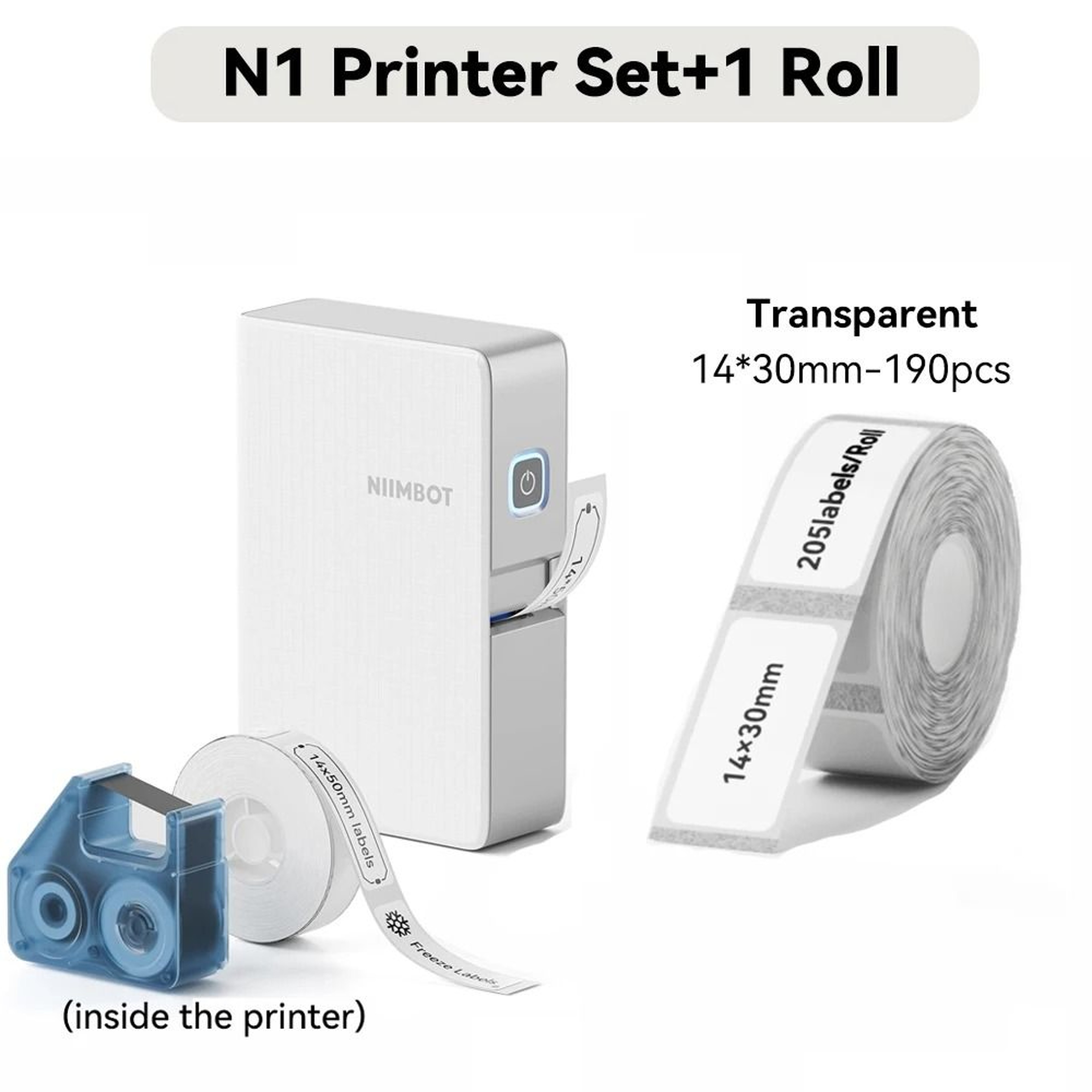 NIIMBOT N1  B18 Wireless Thermal Transfer Label Printer For Office Name Tags Switches  DIY Notes 7