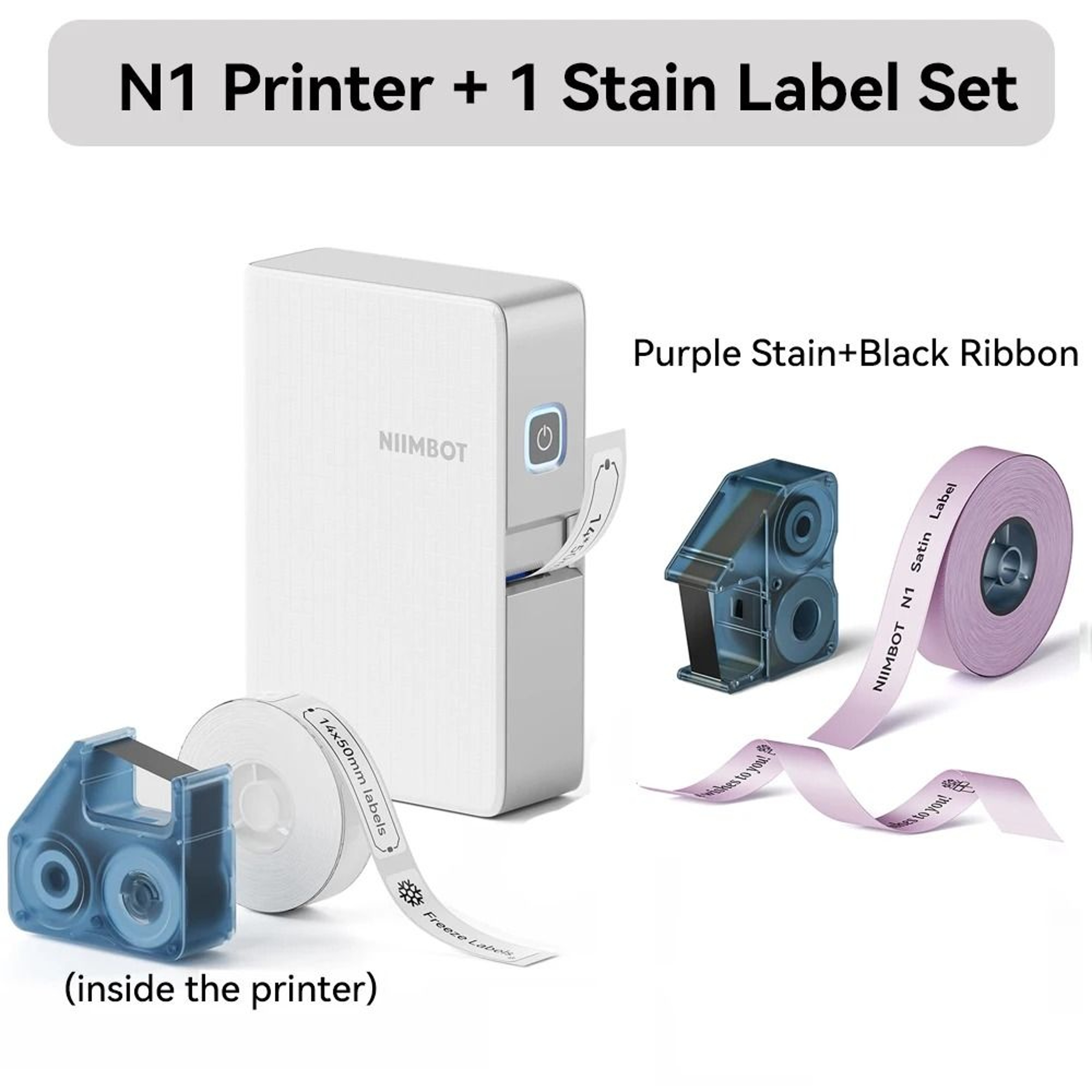 NIIMBOT N1  B18 Wireless Thermal Transfer Label Printer For Office Name Tags Switches  DIY Notes 23