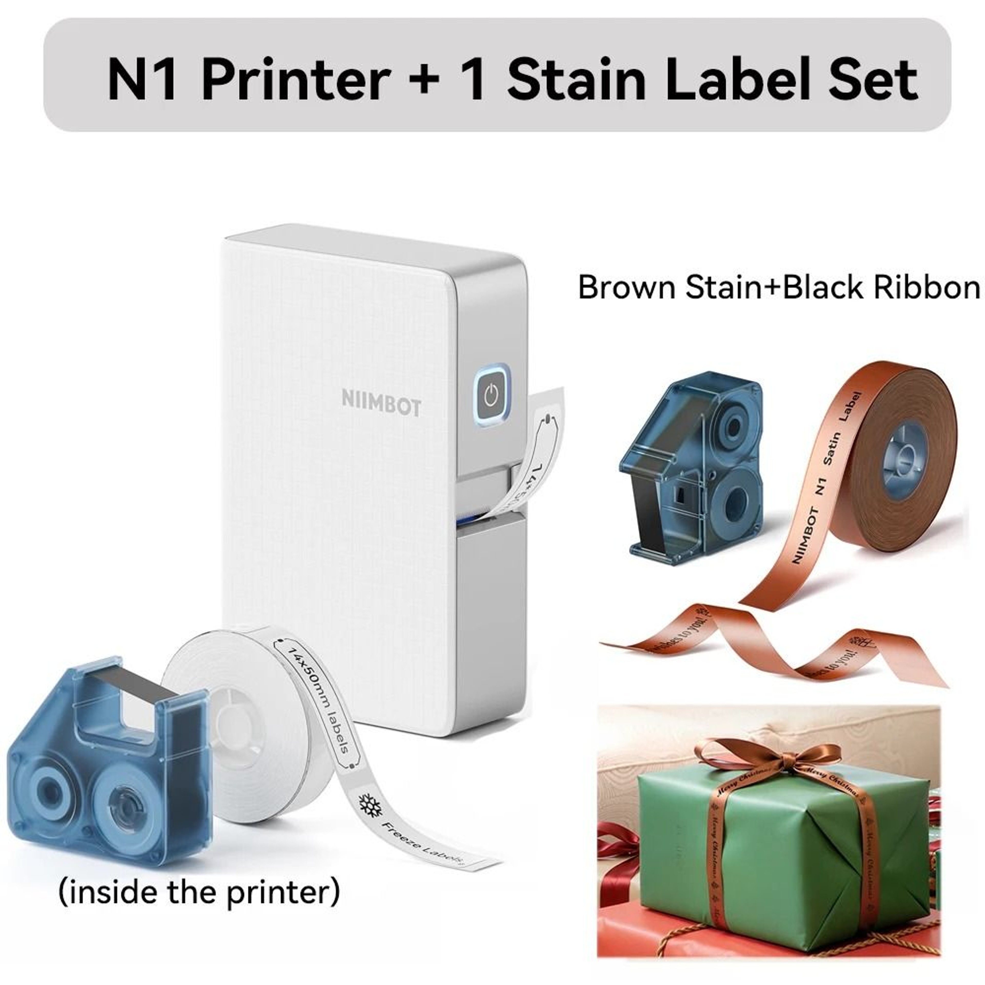 NIIMBOT N1  B18 Wireless Thermal Transfer Label Printer For Office Name Tags Switches  DIY Notes 26