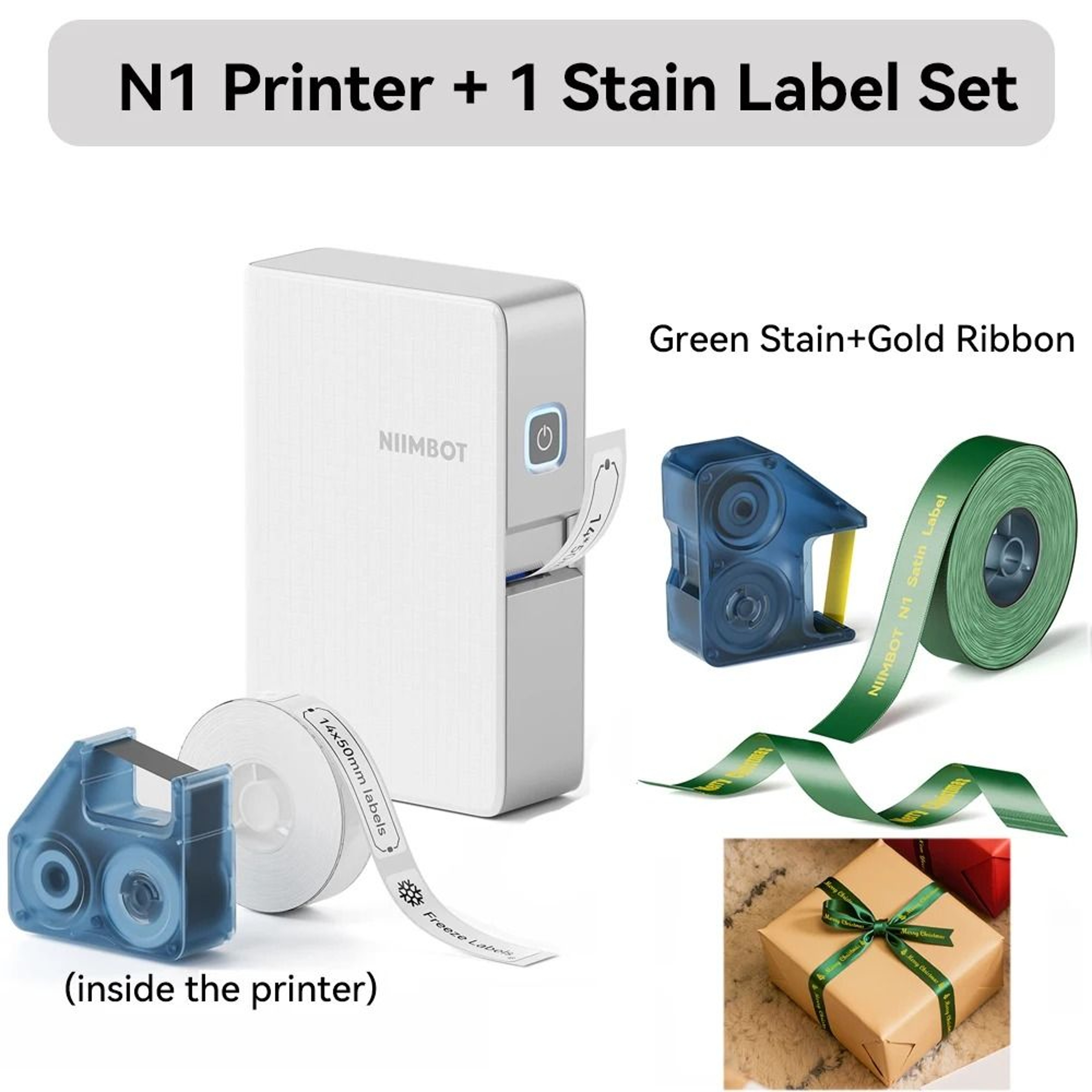 NIIMBOT N1  B18 Wireless Thermal Transfer Label Printer For Office Name Tags Switches  DIY Notes 22