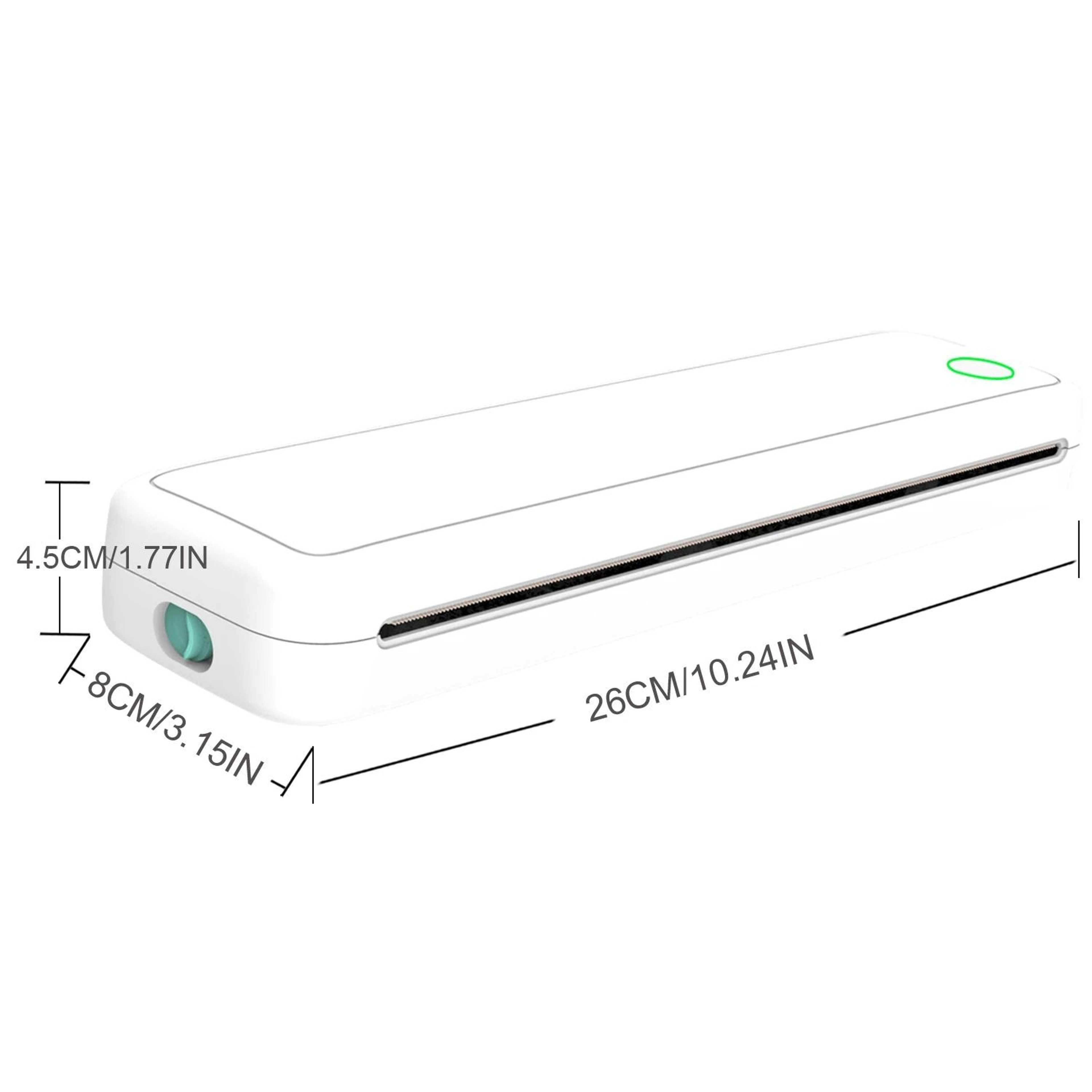 Wireless A4 InkFree Portable Thermal Printer Wireless Mobile Document Maker For Phone  Laptop 1