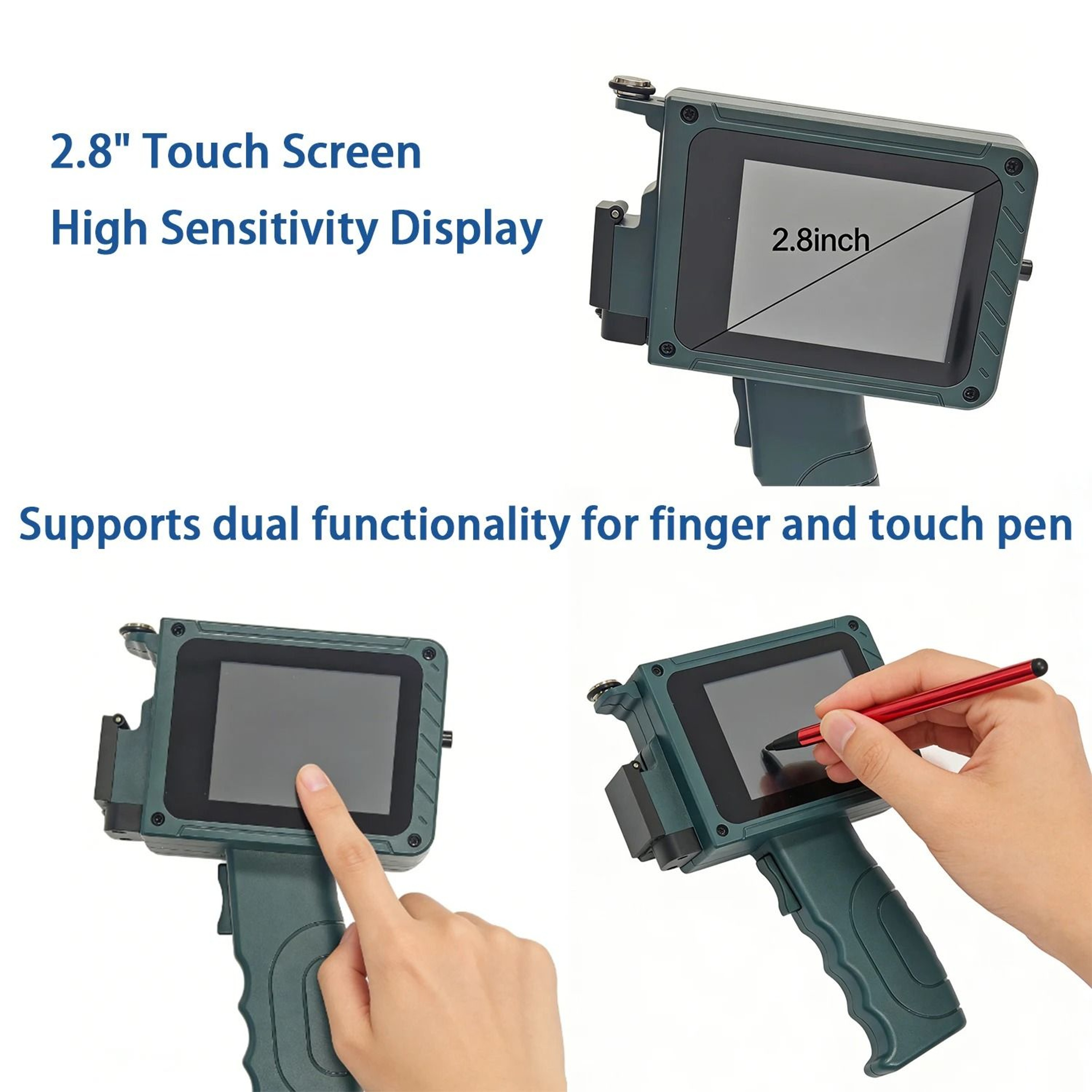 DCODE DC15 Portable Mini Handheld Inkjet Printer 127mm Coding Machine For QR Barcode Logo  Date 1
