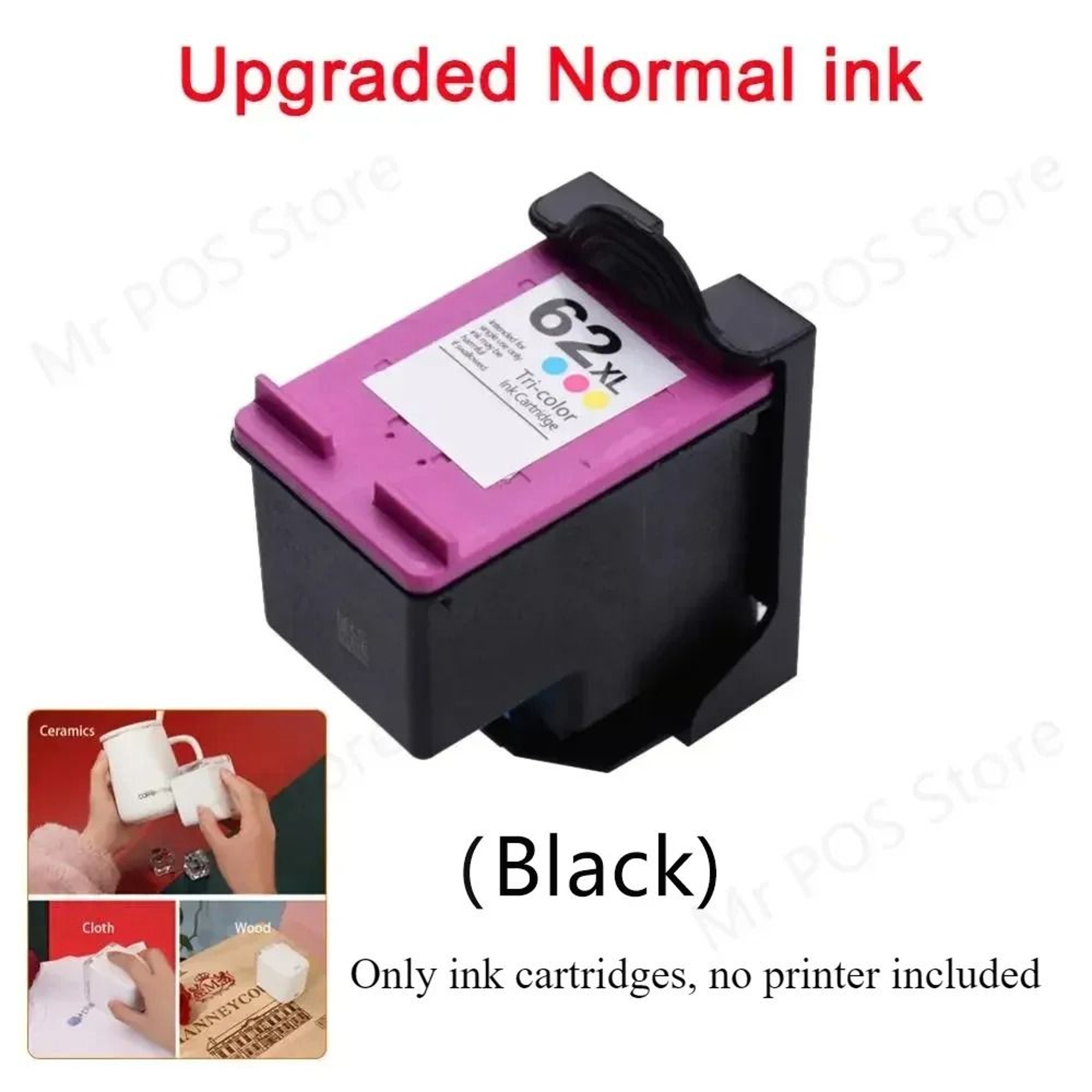 Original Kongten Mbrush Mini Color Printer Replacement Ink Cartridge Black  Brown 6