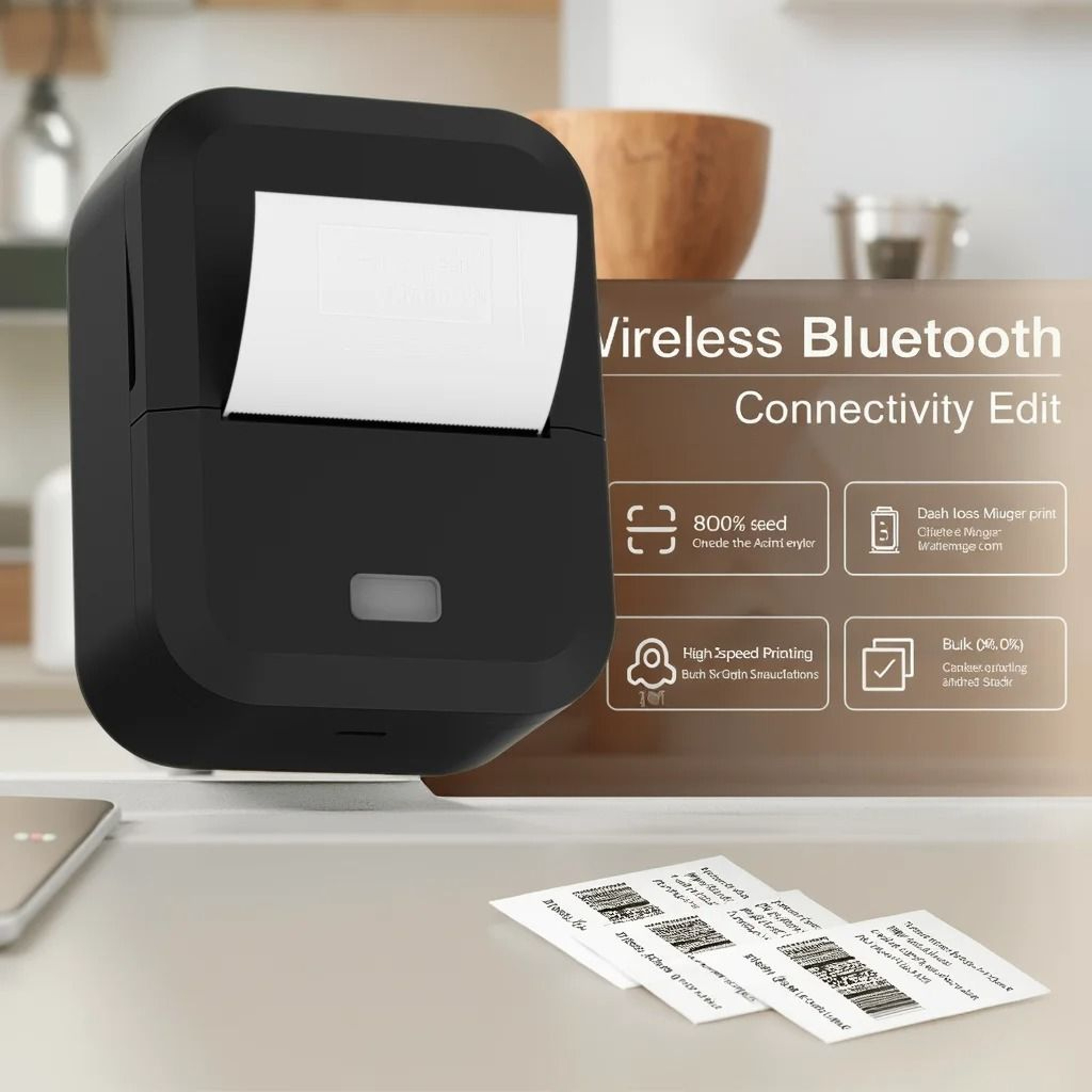 Marklife X2 Mini Portable Bluetooth Thermal Label Printer For Home Office  Business Organization 1