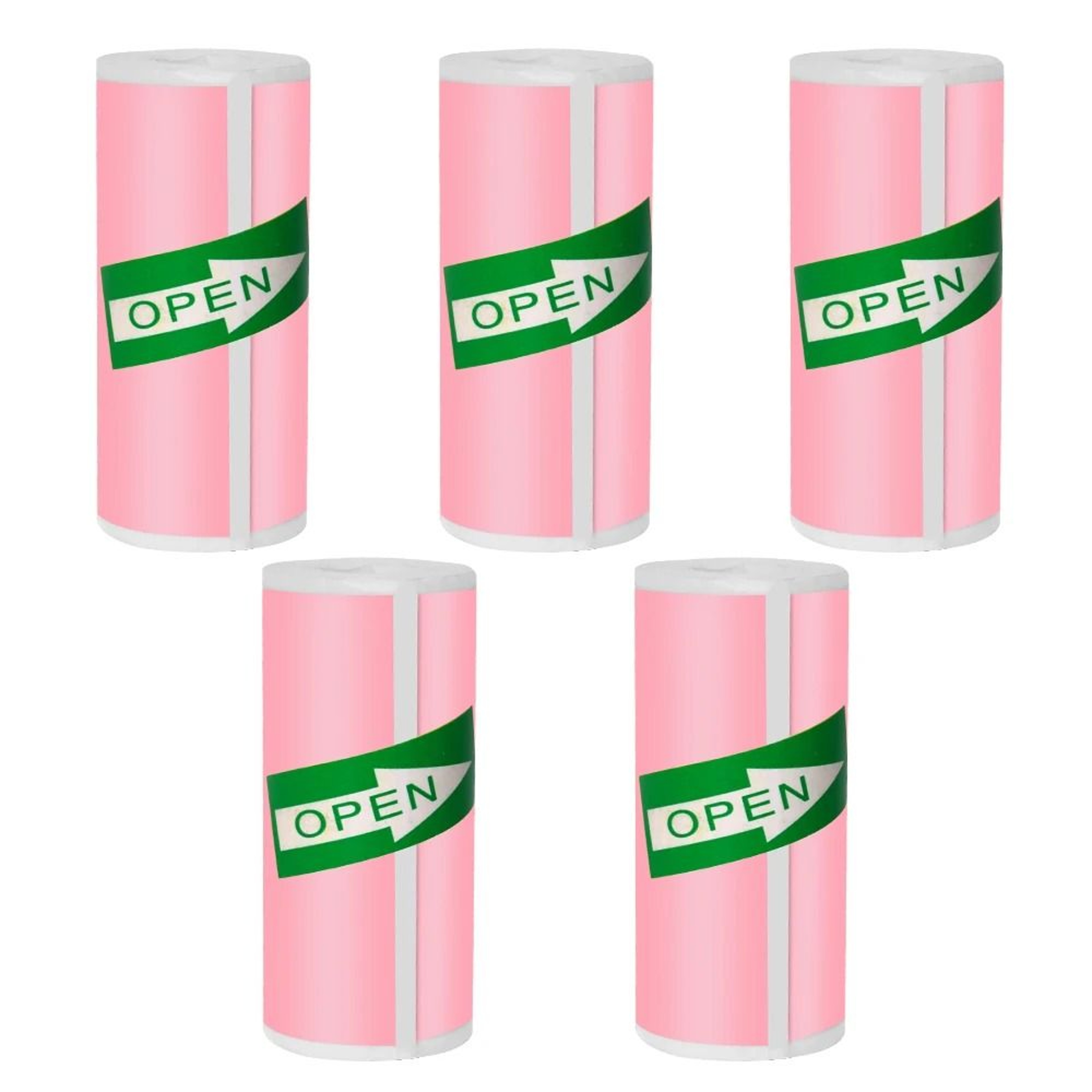 57x25mm HD Mini Thermal Paper Rolls SelfAdhesive Sticker Paper For Portable Pocket Photo Printers 18