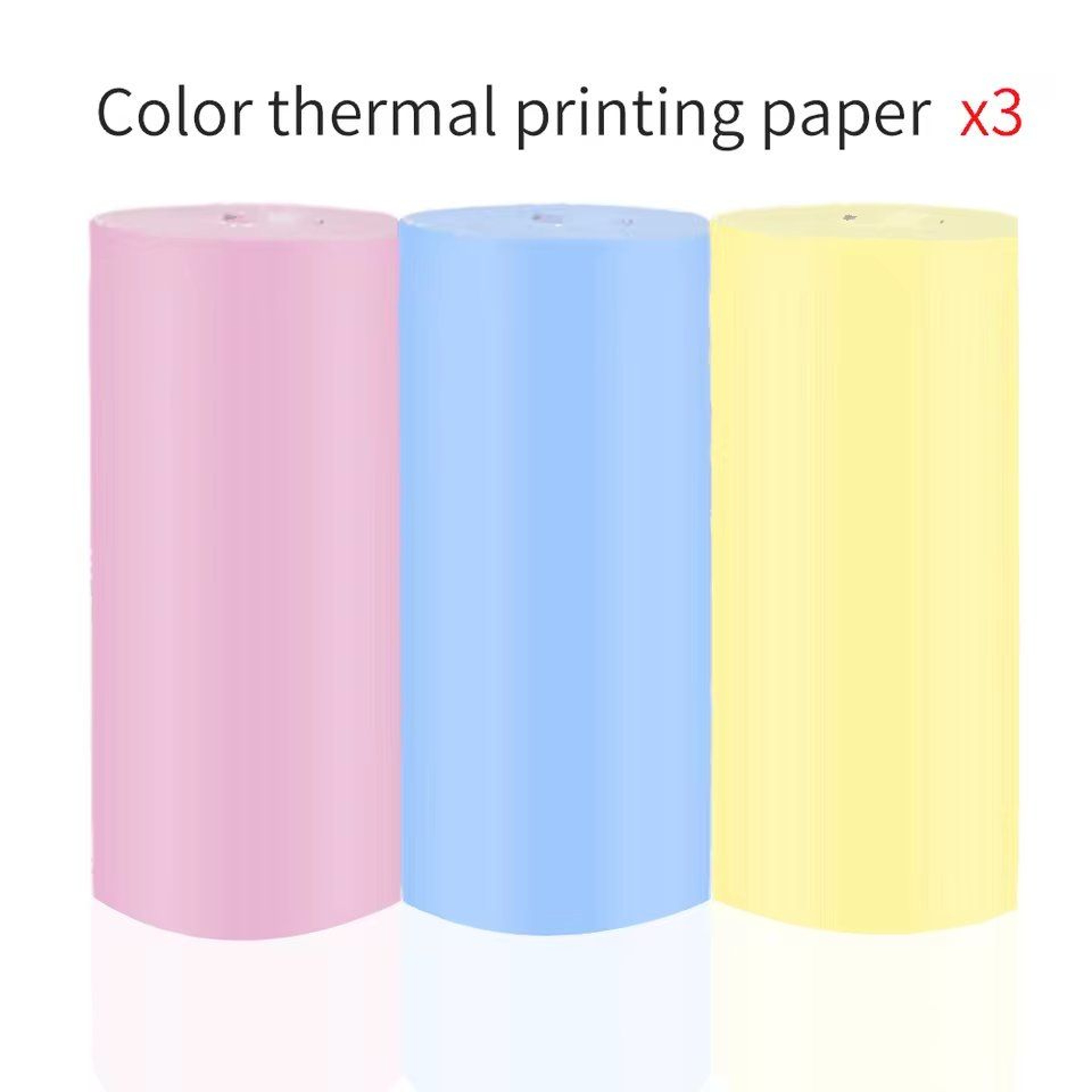 57x25mm HD Mini Thermal Paper Rolls SelfAdhesive Sticker Paper For Portable Pocket Photo Printers 20