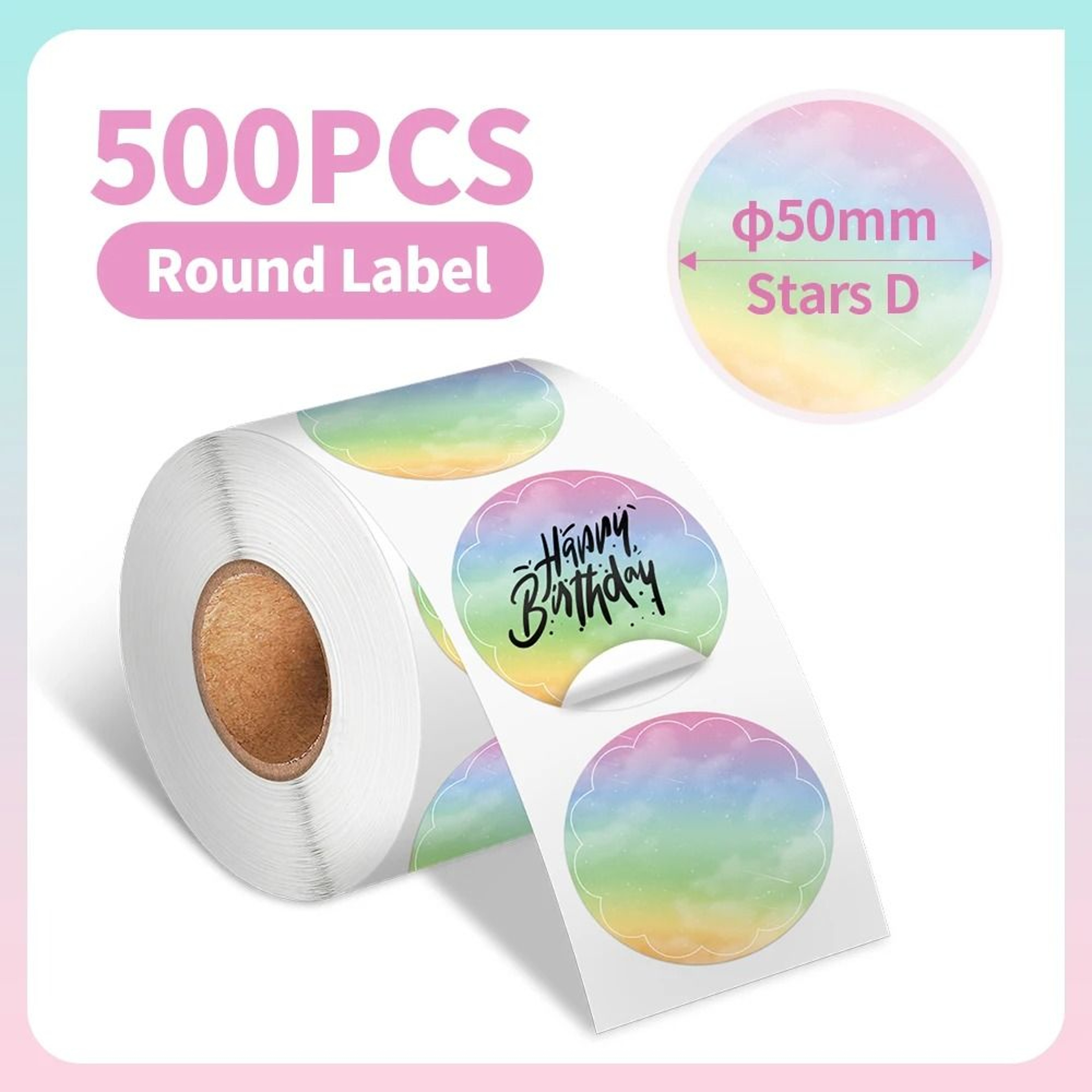 Phomemo Waterproof White Round Thermal Label Stickers For PM241 PM246S  D520 Label Printers 14