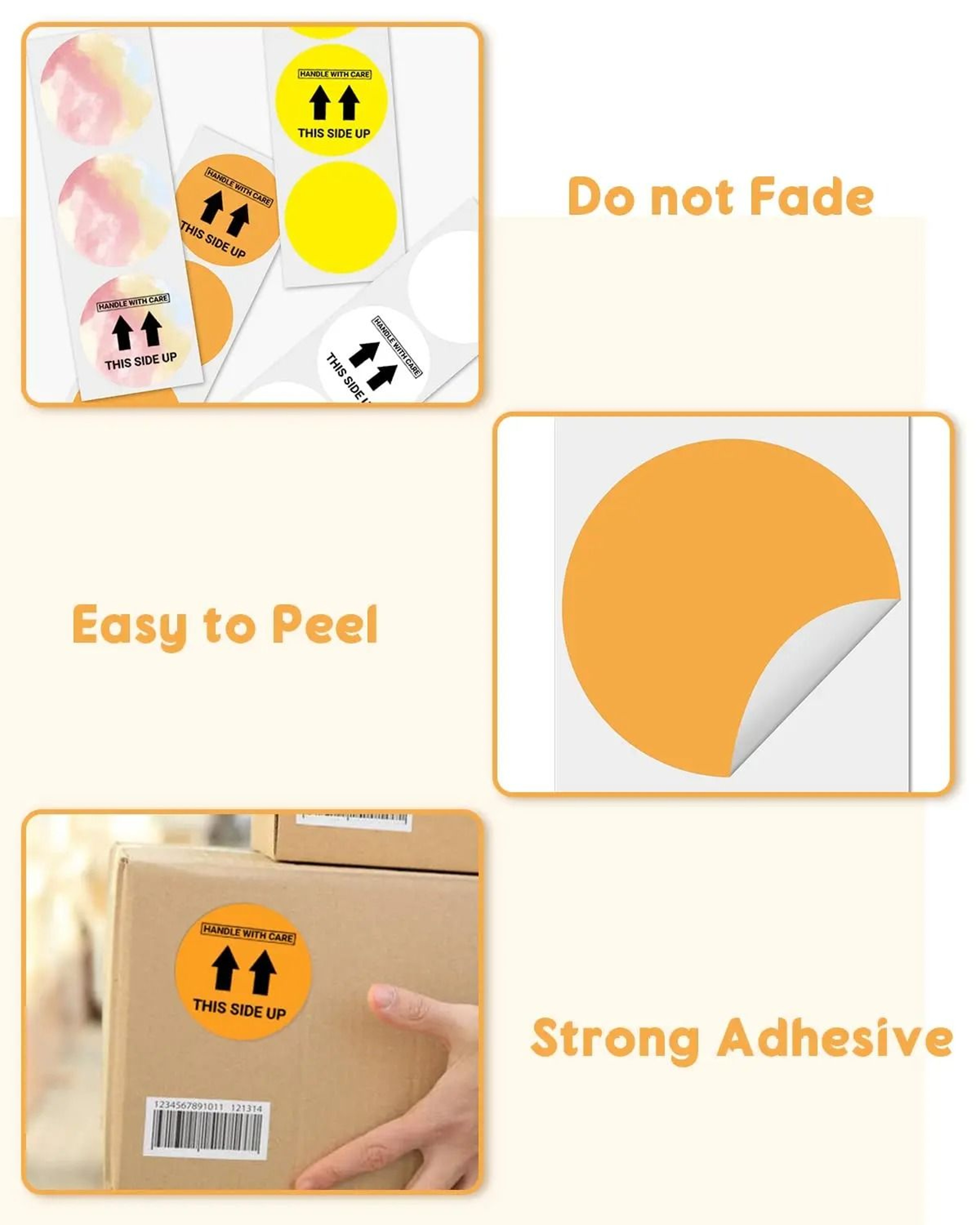 Phomemo Waterproof White Round Thermal Label Stickers For PM241 PM246S  D520 Label Printers 5