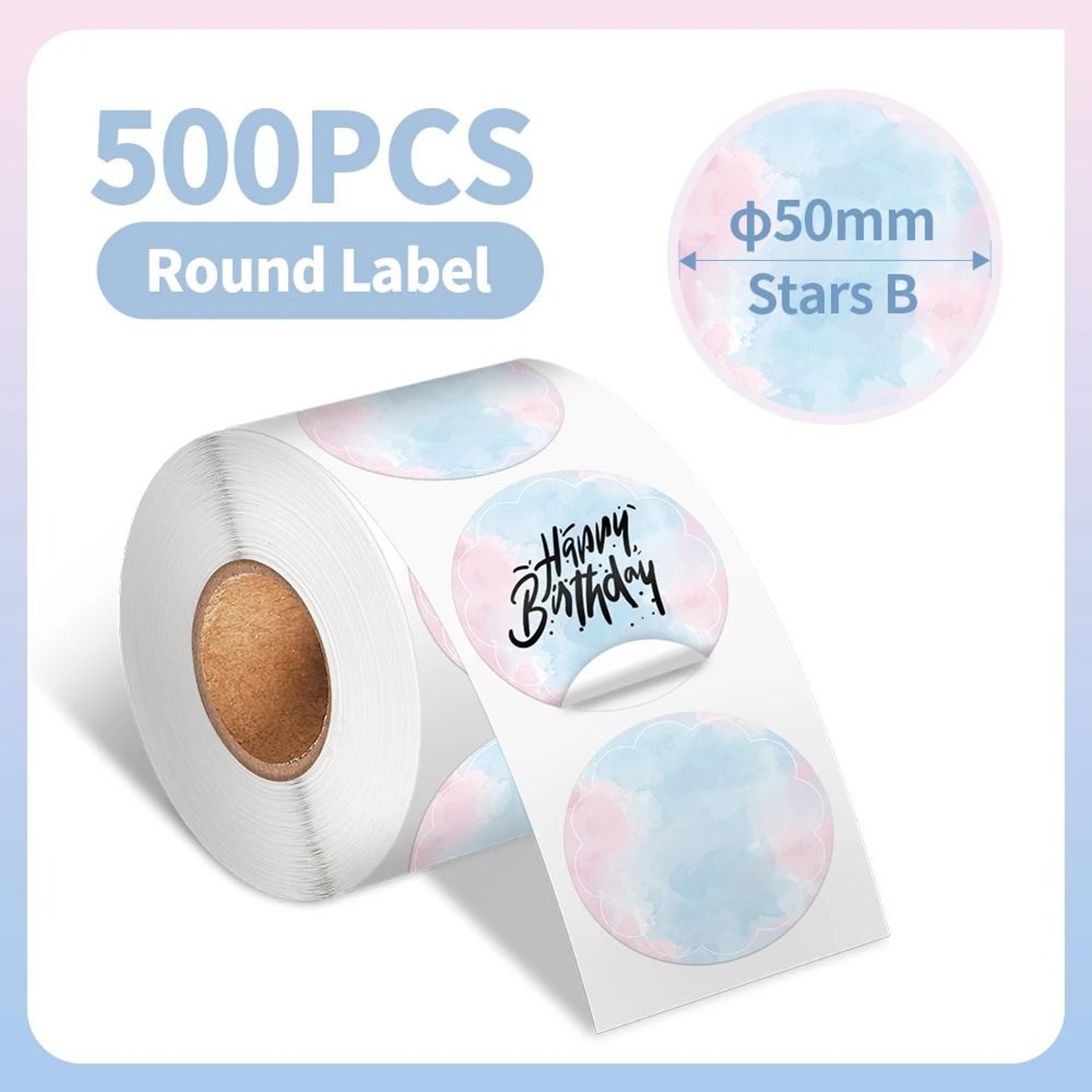 Phomemo Waterproof White Round Thermal Label Stickers For PM241 PM246S  D520 Label Printers 7