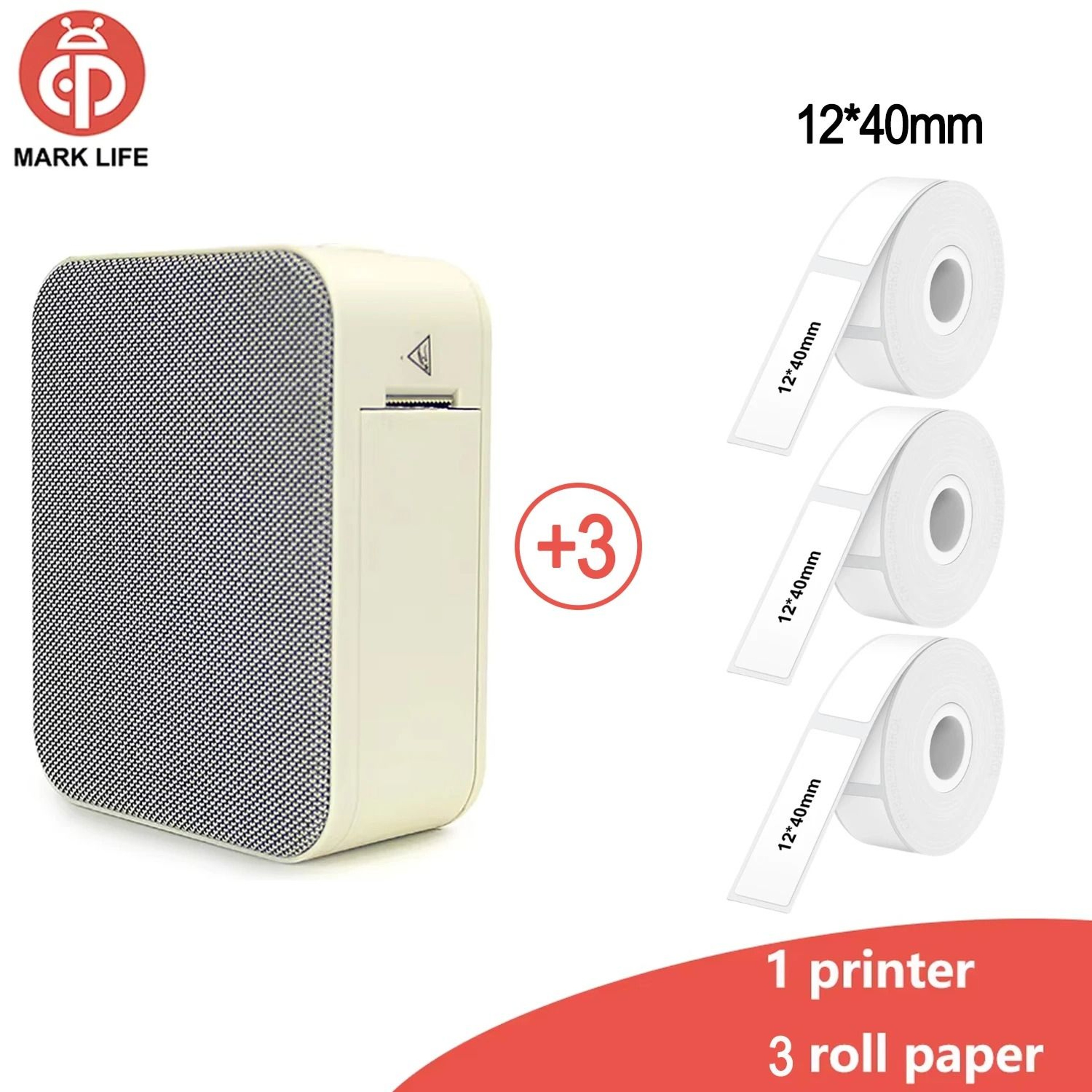 Marklife P15 Mini Bluetooth Thermal Label Printer Inkless Sticker Maker For Home Office  DIY Crafts 14