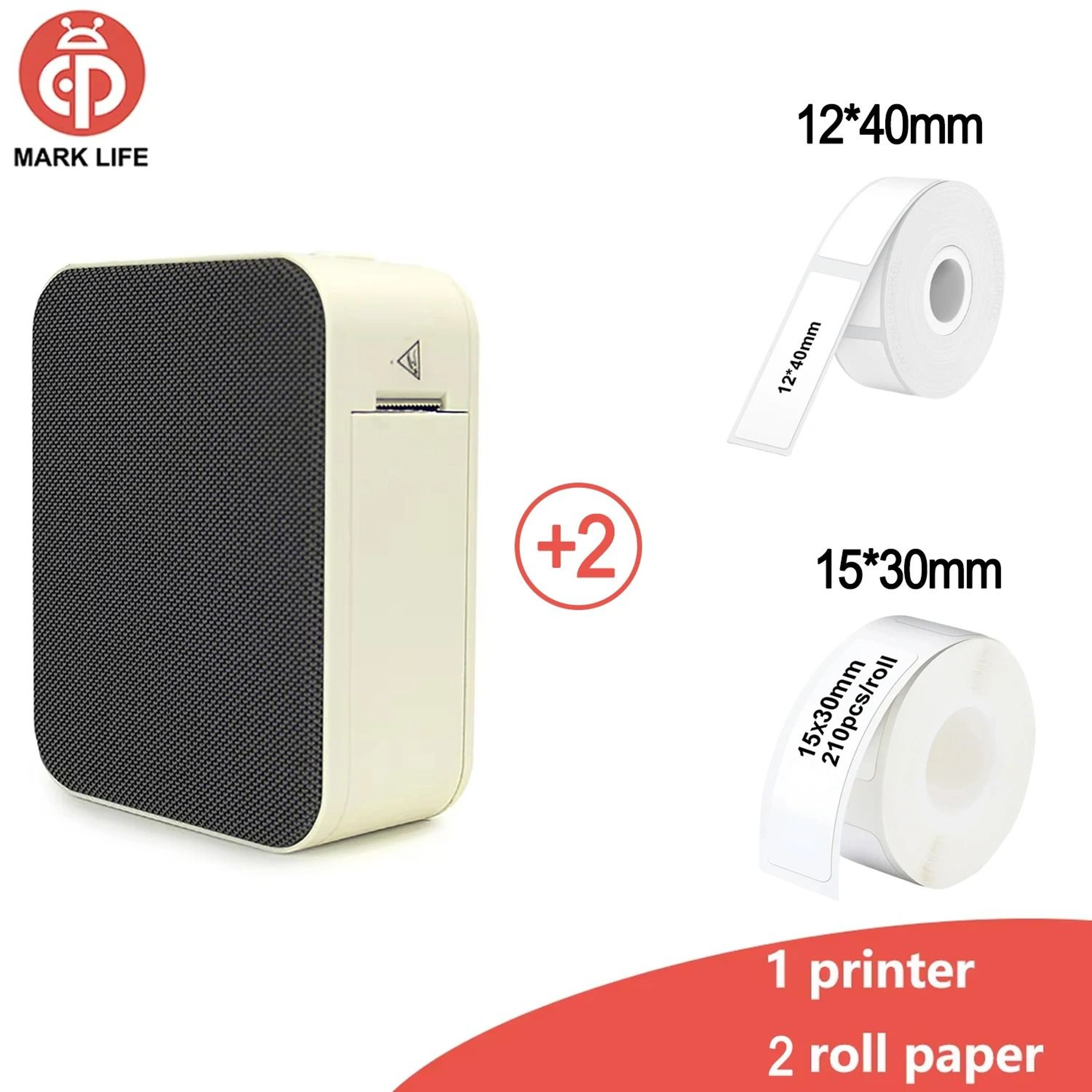 Marklife P15 Mini Bluetooth Thermal Label Printer Inkless Sticker Maker For Home Office  DIY Crafts 17