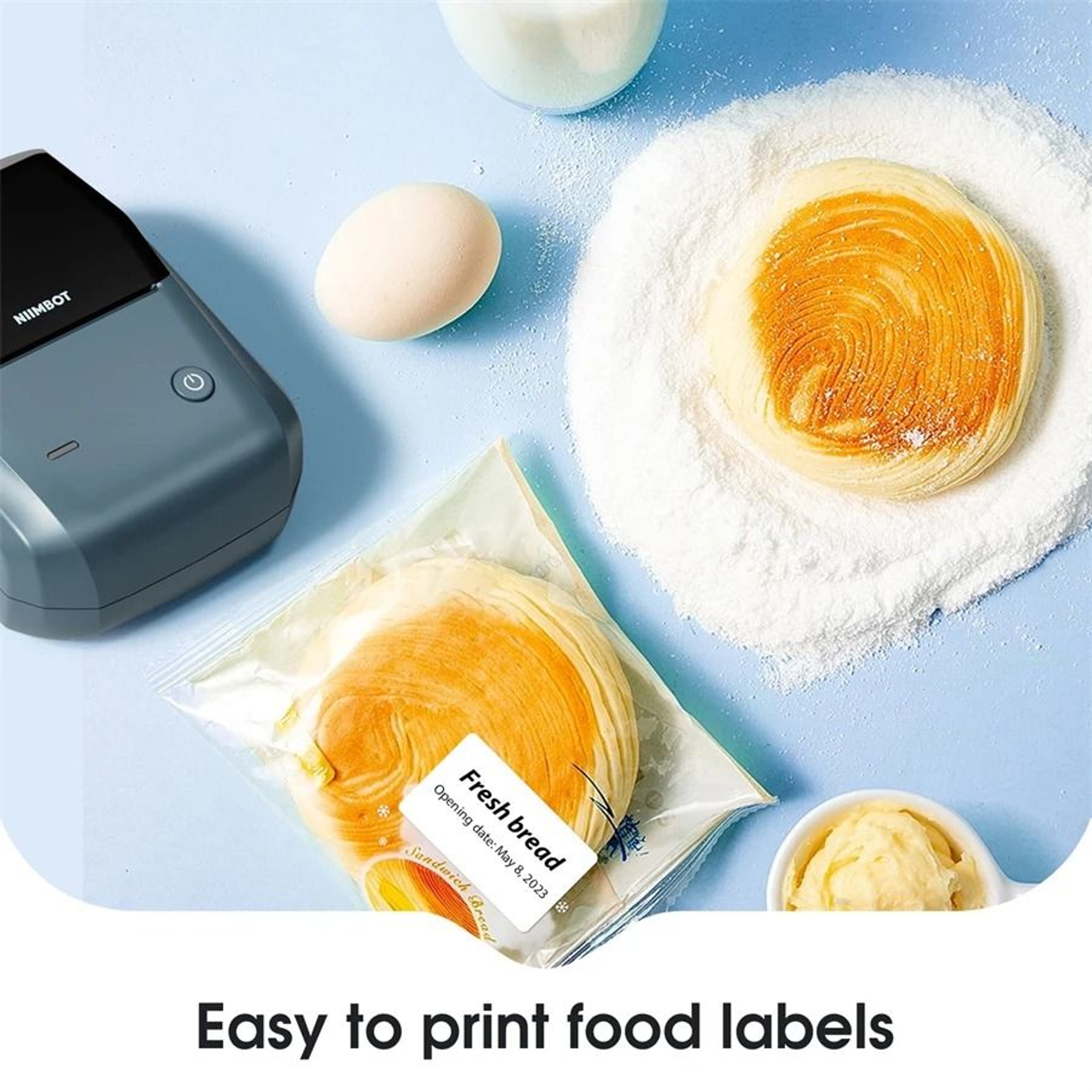 Niimbot B1 Mini Portable Thermal Label Printer Bluetooth SelfAdhesive Sticker Maker Pocket Labeling 1