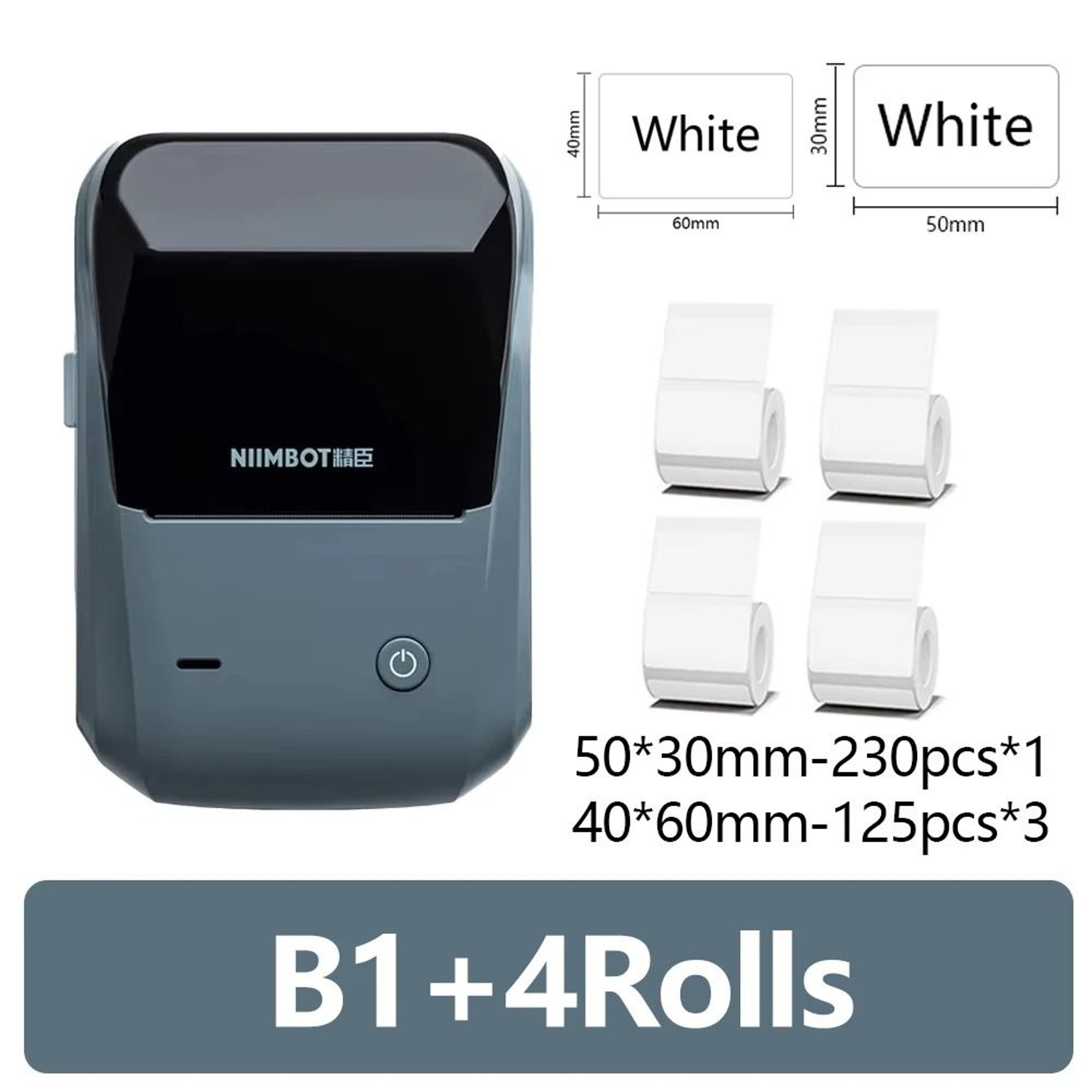 Niimbot B1 Mini Portable Thermal Label Printer Bluetooth SelfAdhesive Sticker Maker Pocket Labeling 7