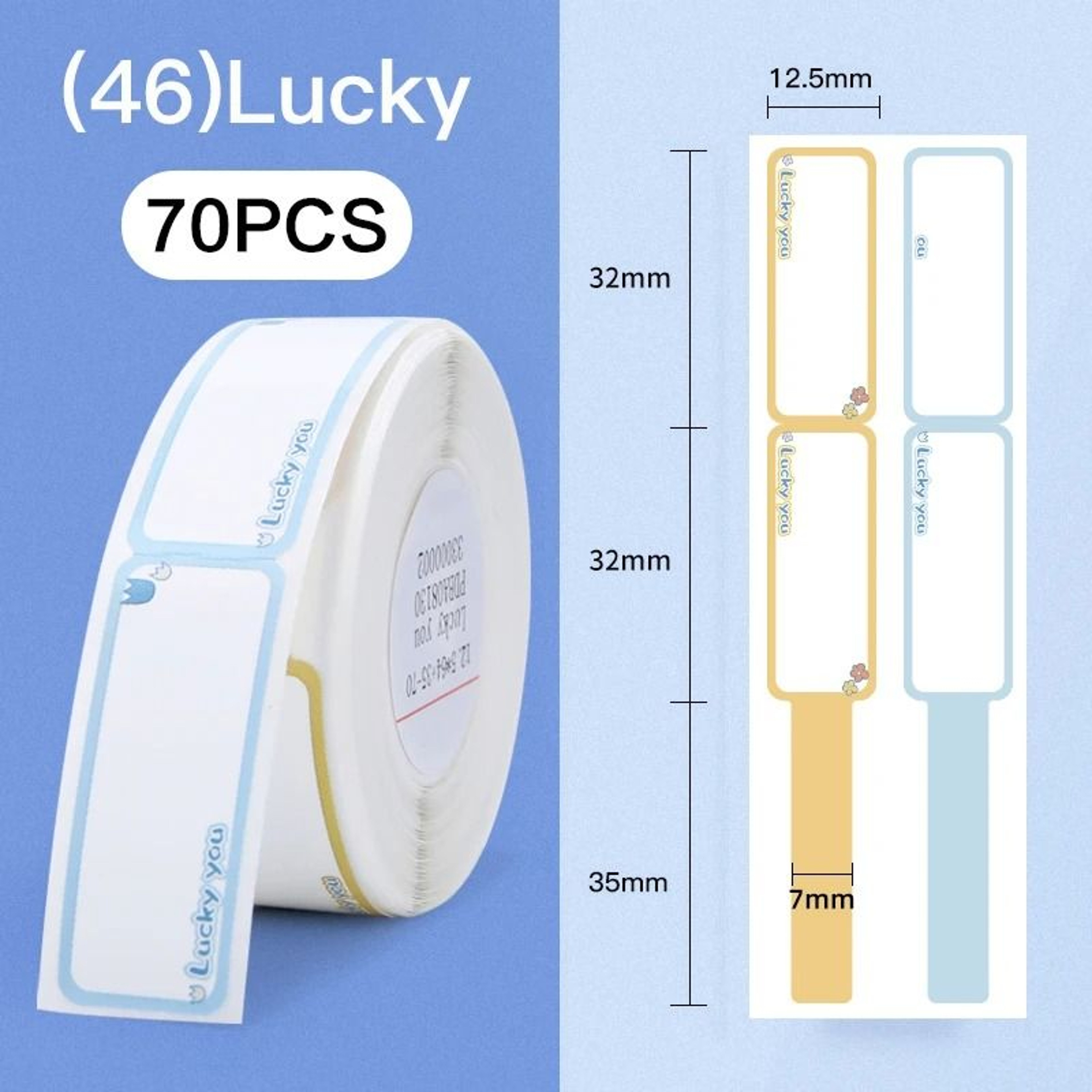 Niimbot Thermal SelfAdhesive Waterproof Cable Label Identification Tags For D101 D11 D110  H1 Print 12