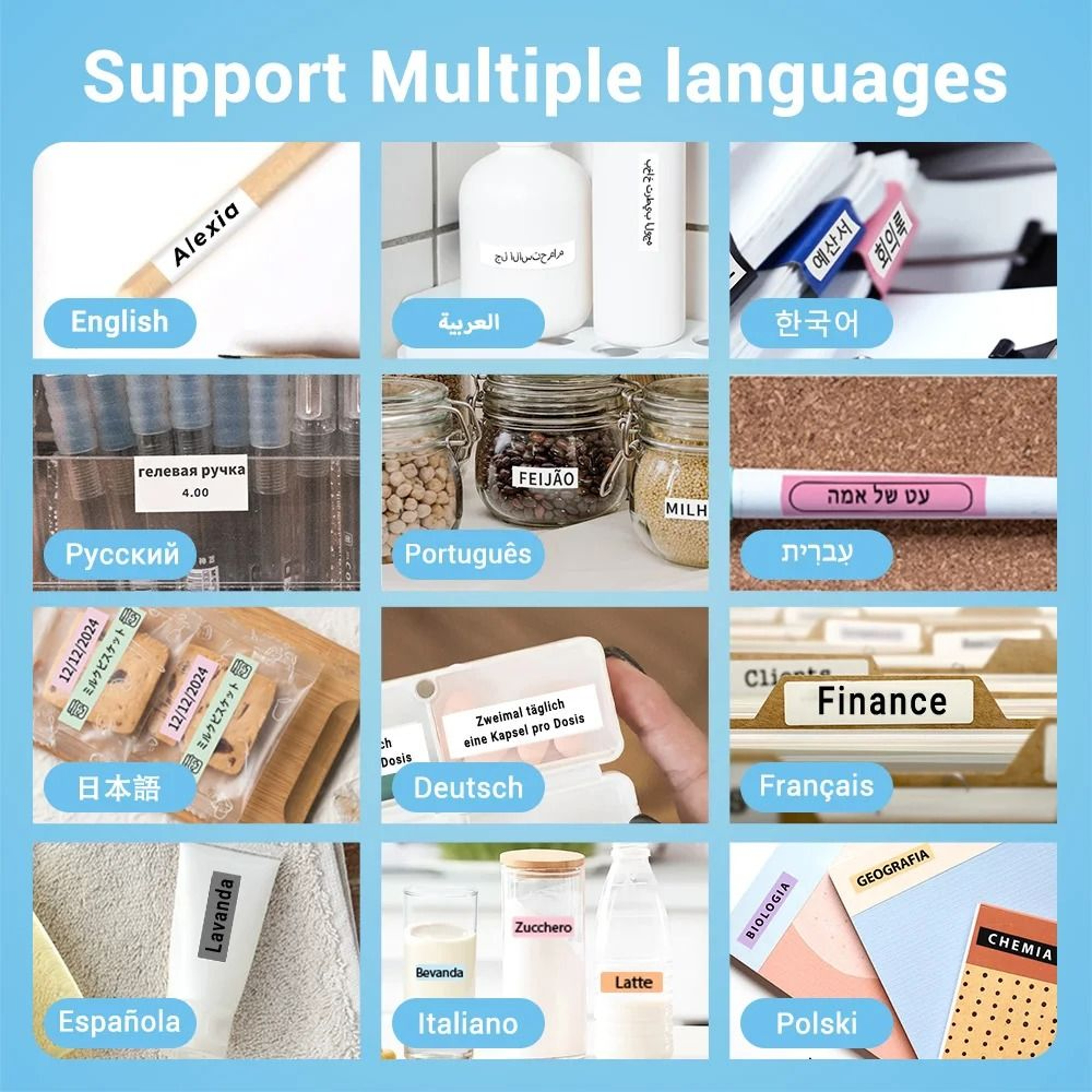 Phomemo D30 Portable Bluetooth Mini Label Printer Machine For Home Office  School 1
