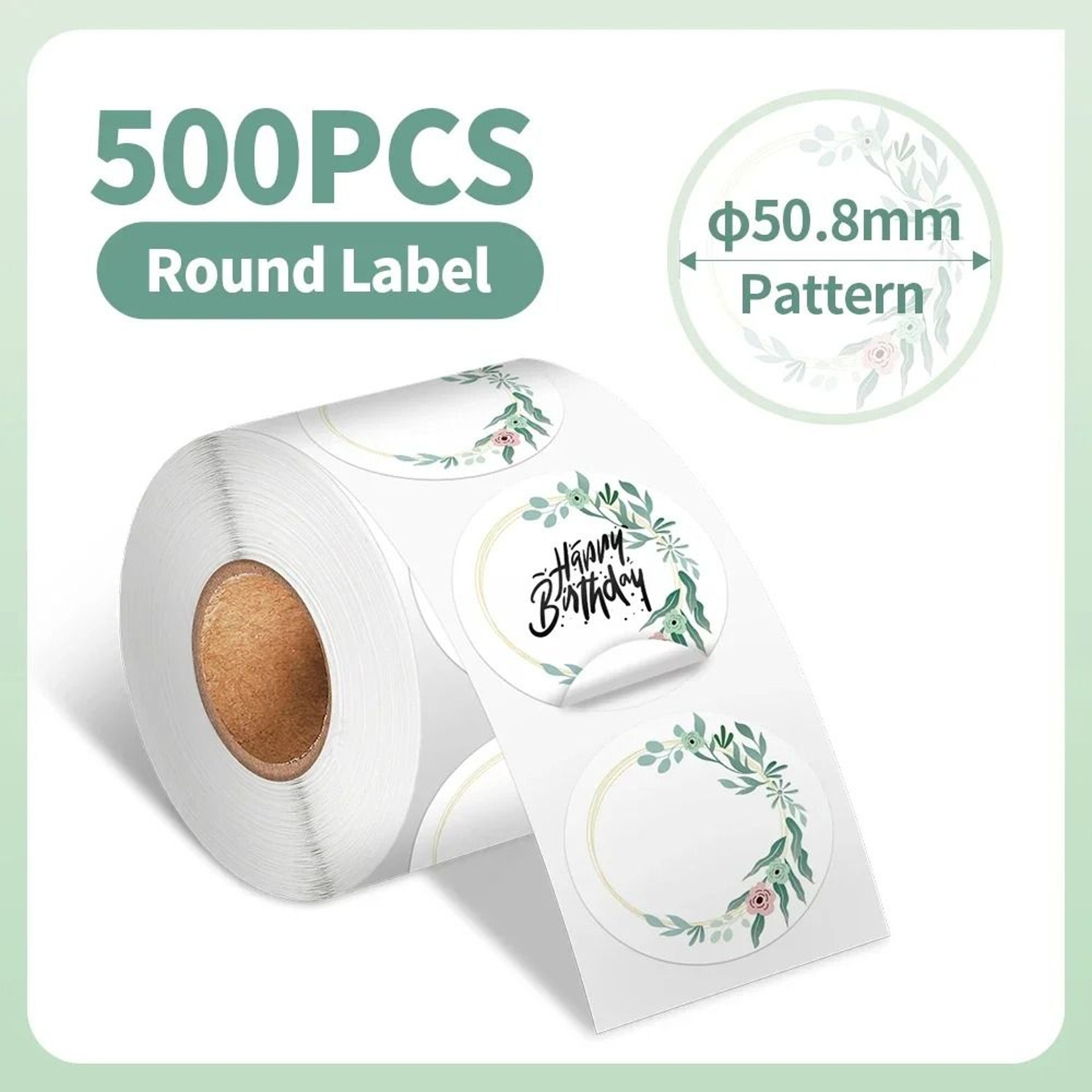 Phomemo 5001000 Pcs Round Thermal Label Paper Waterproof Stickers For 241 Printer 17