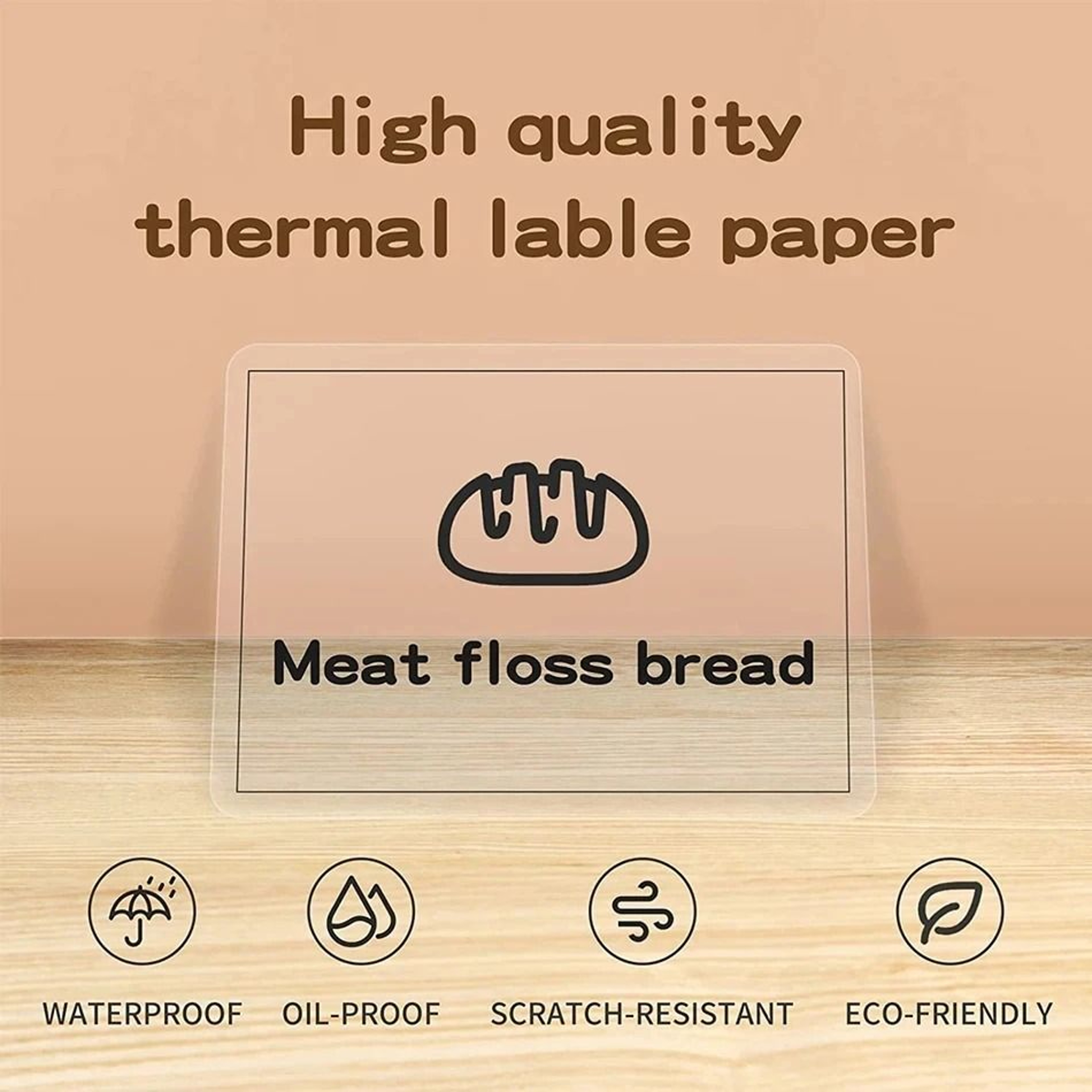Niimbot Transparent Thermal Label Stickers Waterproof Roll For B1  B21 Printer 5