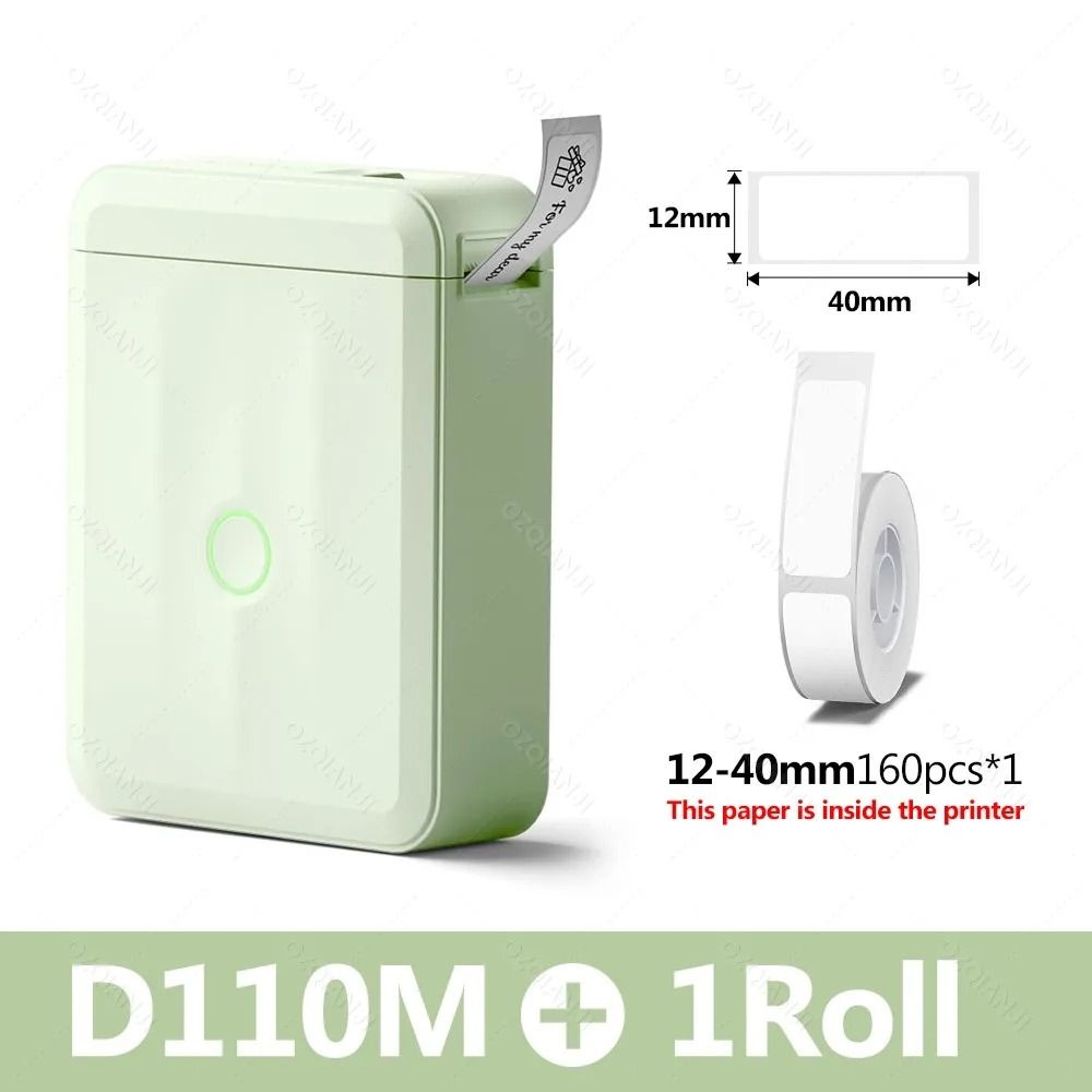 Niimbot D110 Smart Portable Label Printer Mini Pocket Bluetooth Thermal Sticker Maker 12