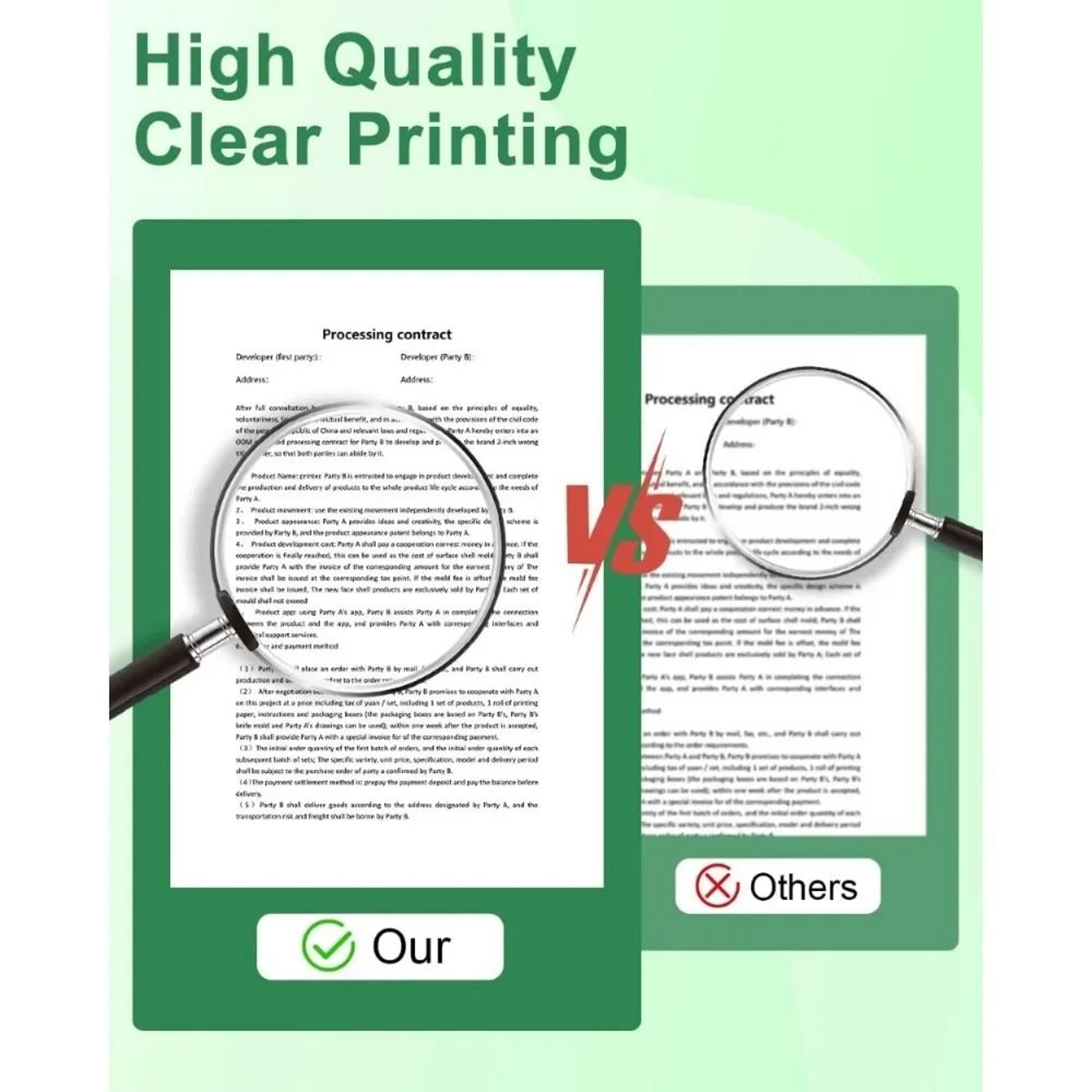 A4 Thermal Paper Rolls 210mm Continuous White Print Paper Compatible With M832 Portable Printer 3