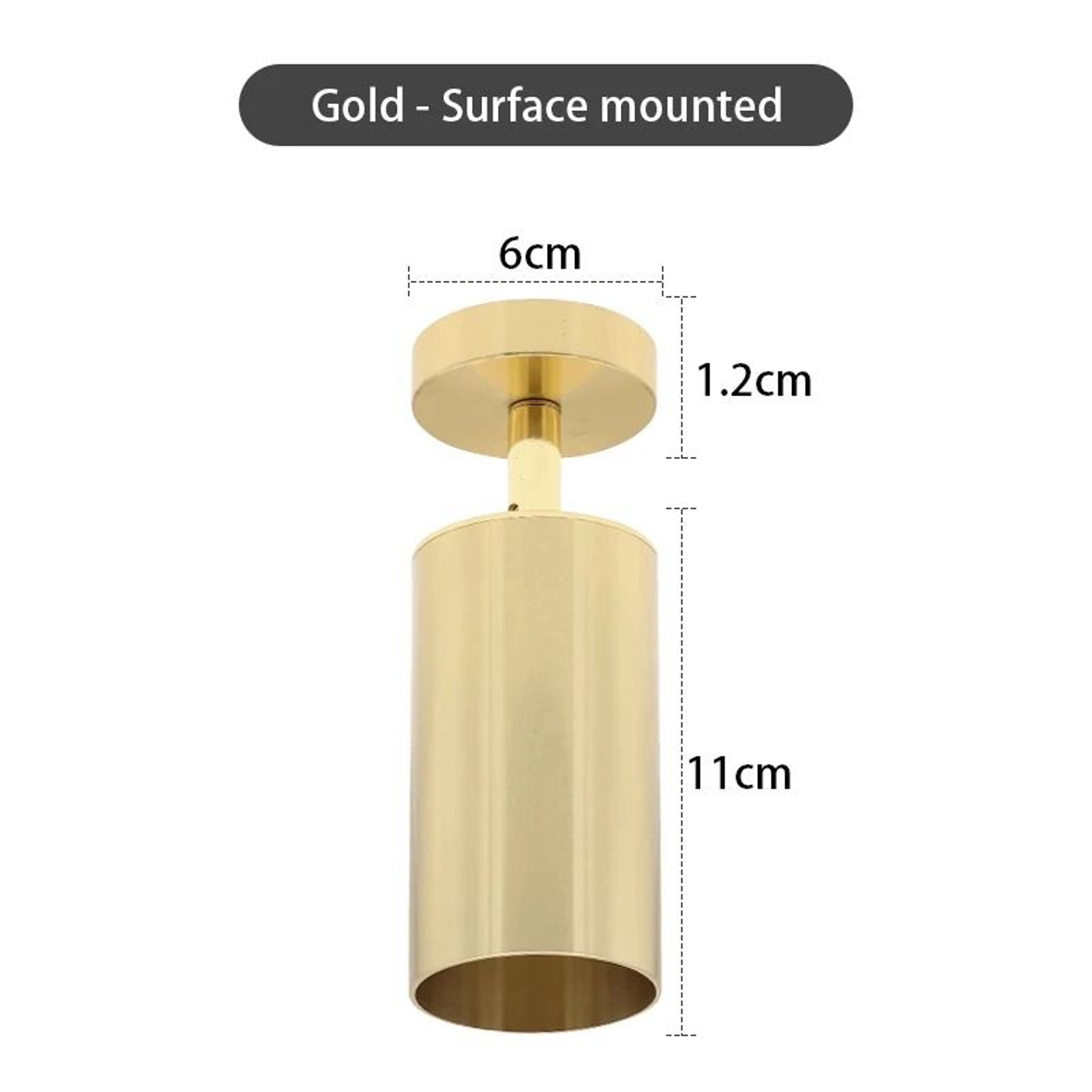 360 Rotatable SurfaceMounted GU10 Spotlight  Modern Ceiling  Wall Track Downlight 9