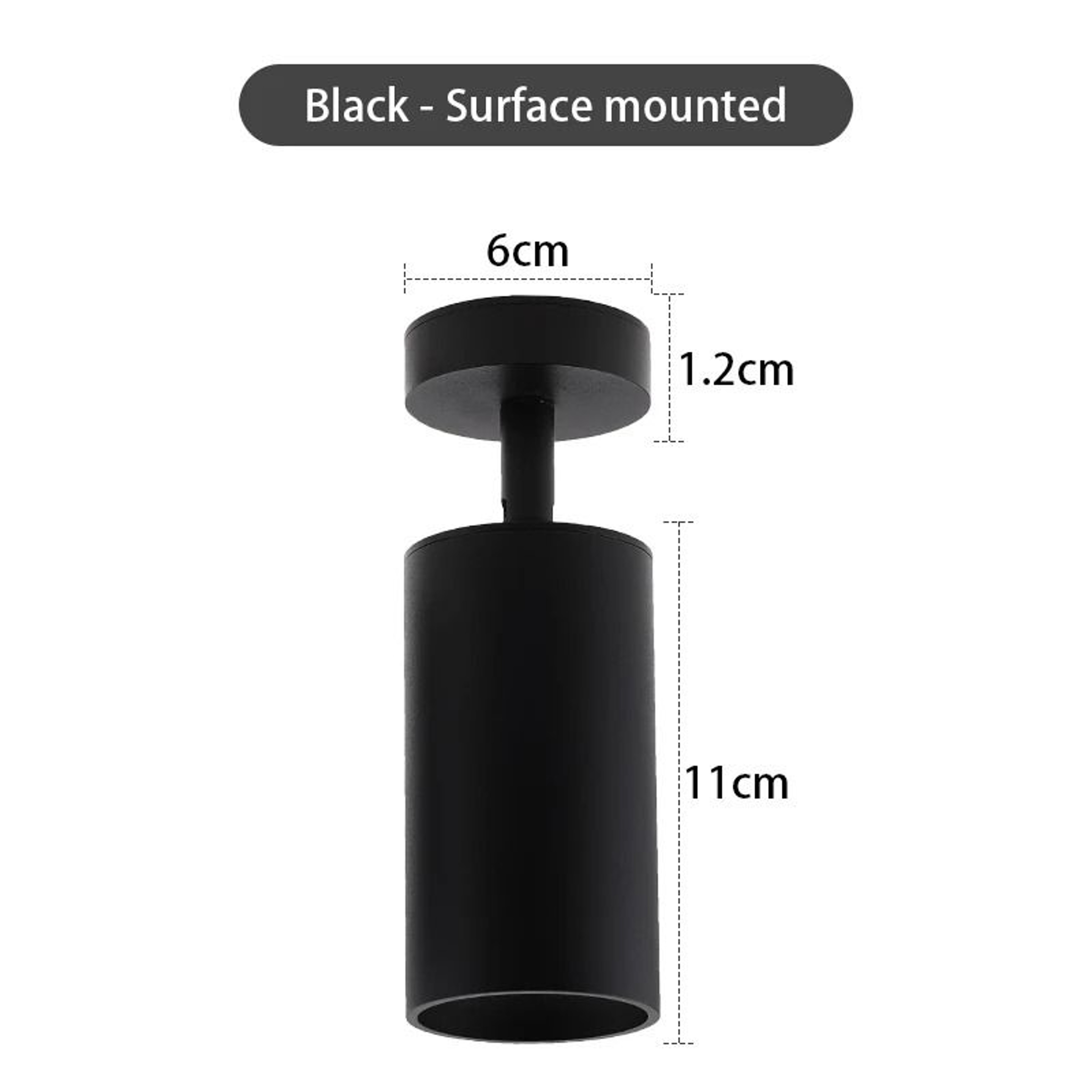 360 Rotatable SurfaceMounted GU10 Spotlight  Modern Ceiling  Wall Track Downlight 7