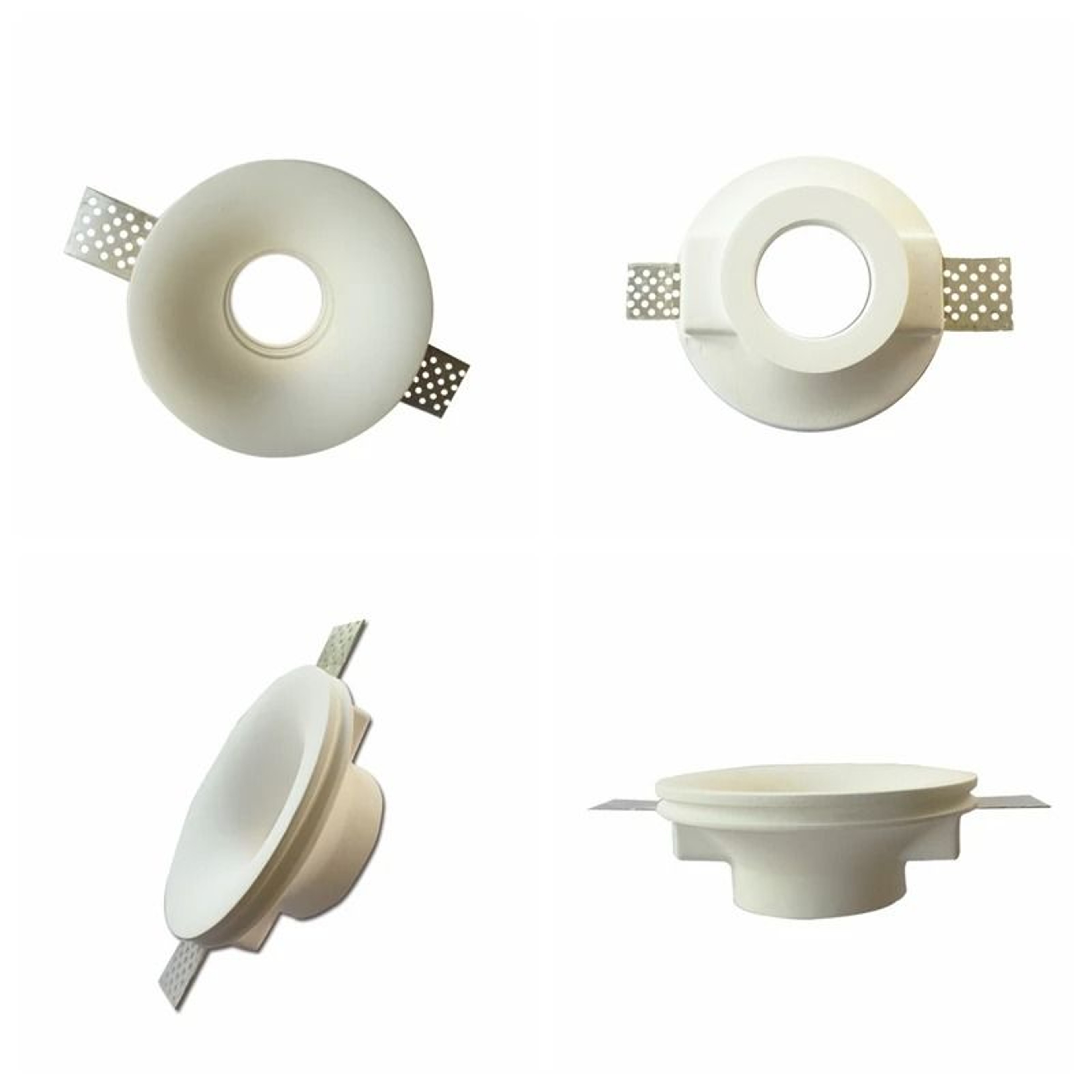 Architectural Borderless Gypsum Downlight  Seamless Trimless Plaster GU10 AntiGlare Recessed Ceilin 3