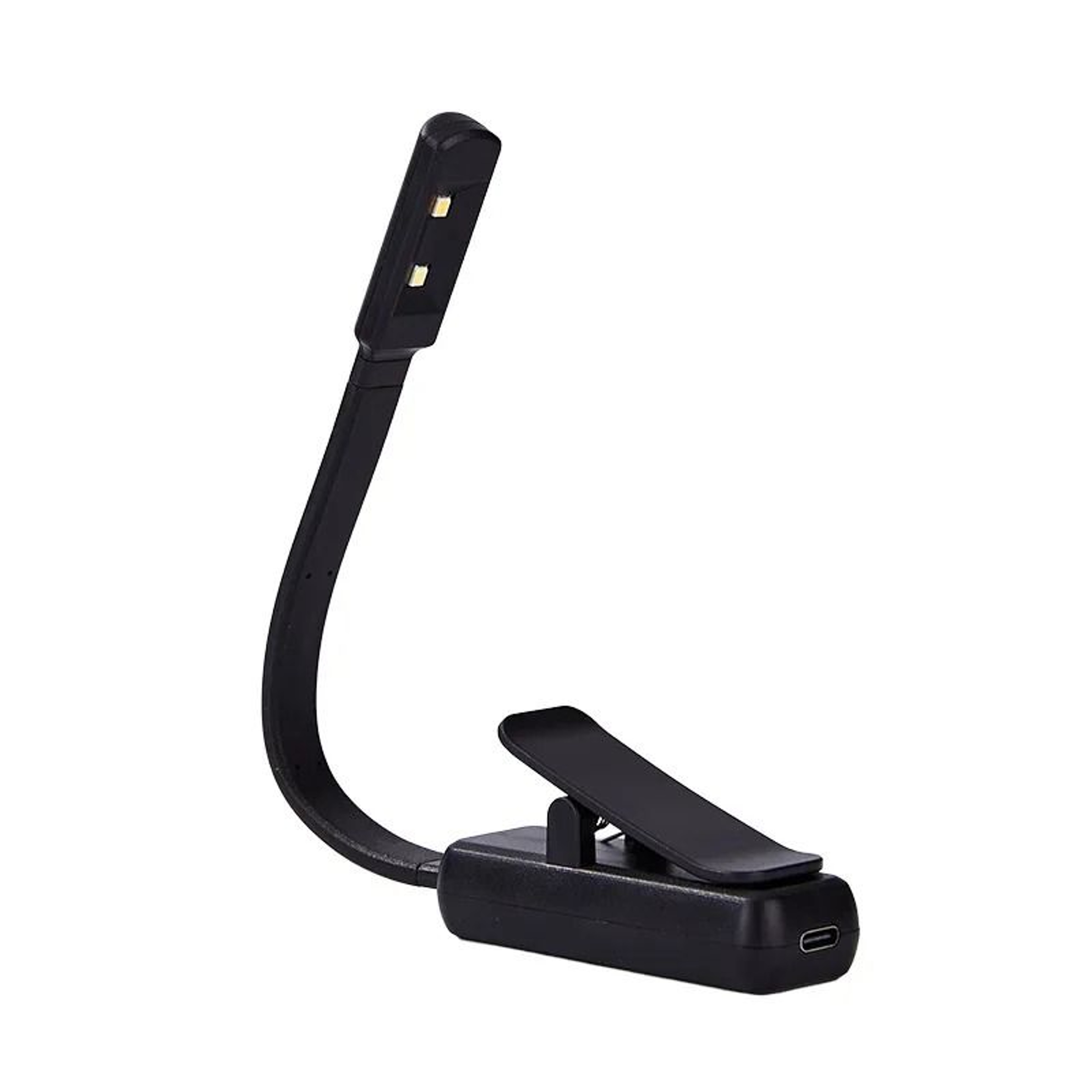 Portable LED ClipOn Reading Book Light  USB Rechargeable Travel  Study Lamp 6
